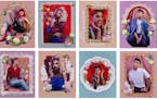 Included in the "Queer Forms" exhibit is Savana Ogburn's "Valentine's Day Fantasy" (2017, archival pigmented prints with found objects)