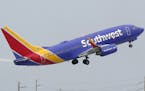 A Southwest Airlines Boeing 737-7H4 takes off, Tuesday, Oct. 20, 2020, from Fort Lauderdale-Hollywood International Airport in Fort Lauderdale, Fla. A