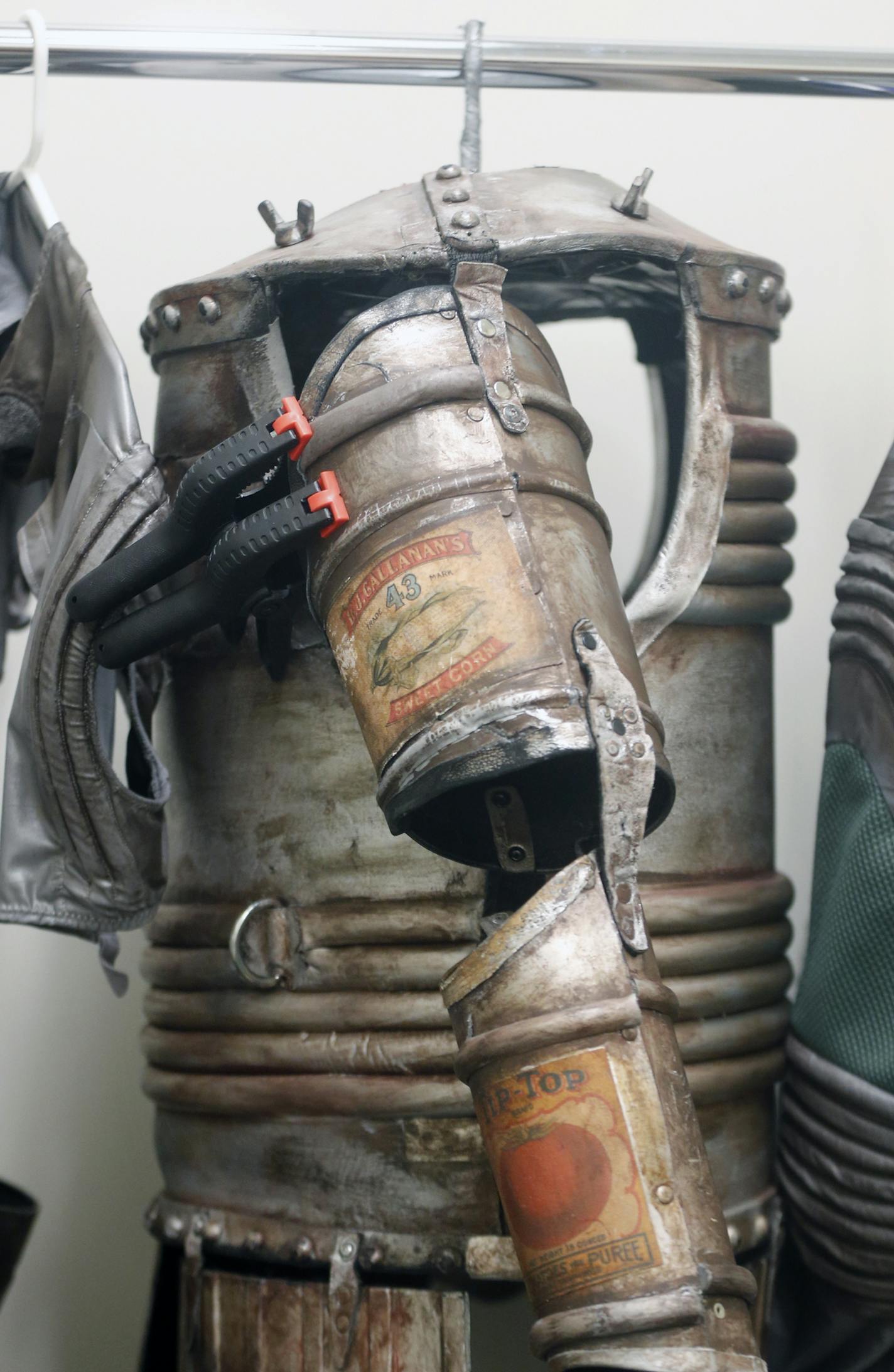 Backstage at the Ordway Center's production of Andrew Lloyd Weber's Wizard of Oz, this is the Tin Man's outfit. ]richard tsong-taatarii/rtsong-taatarii@startribune.com