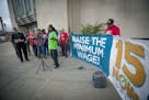 Along Coleman spoke about his about his personal struggles during a press conference in front of City Hall, Tuesday, September 26, 2017 in St. Paul, M