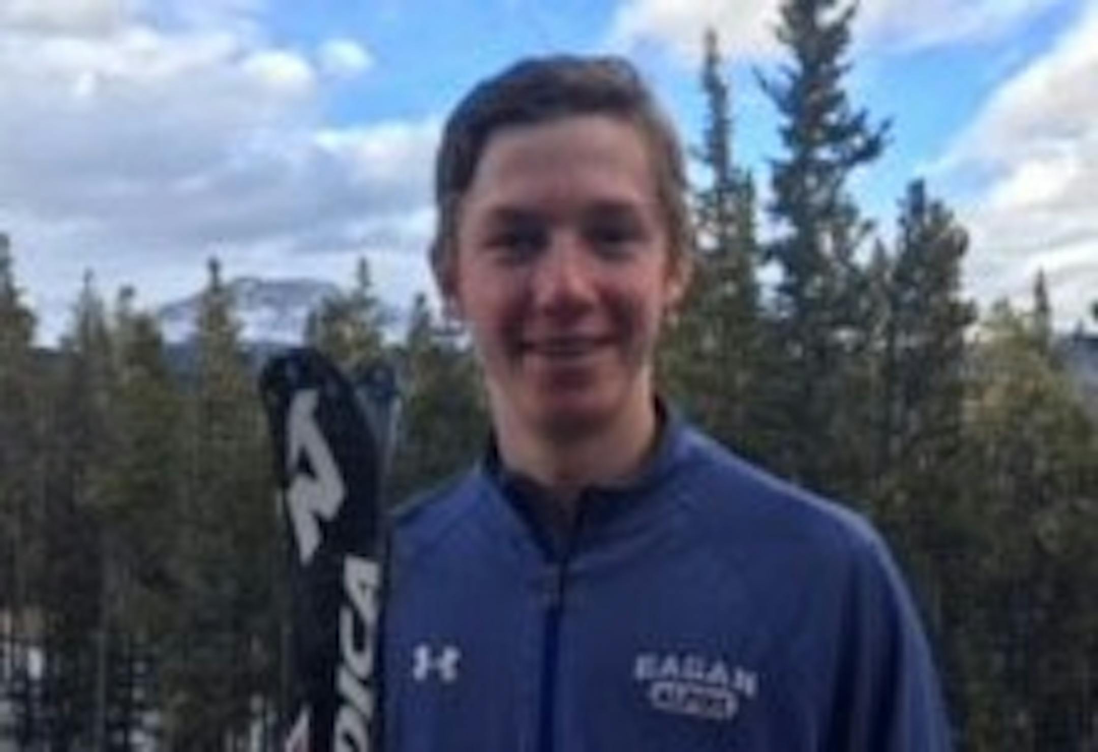 Camden Palmquist, Eagan Alpine skiing. Photo by his mother, Kim Palmquist