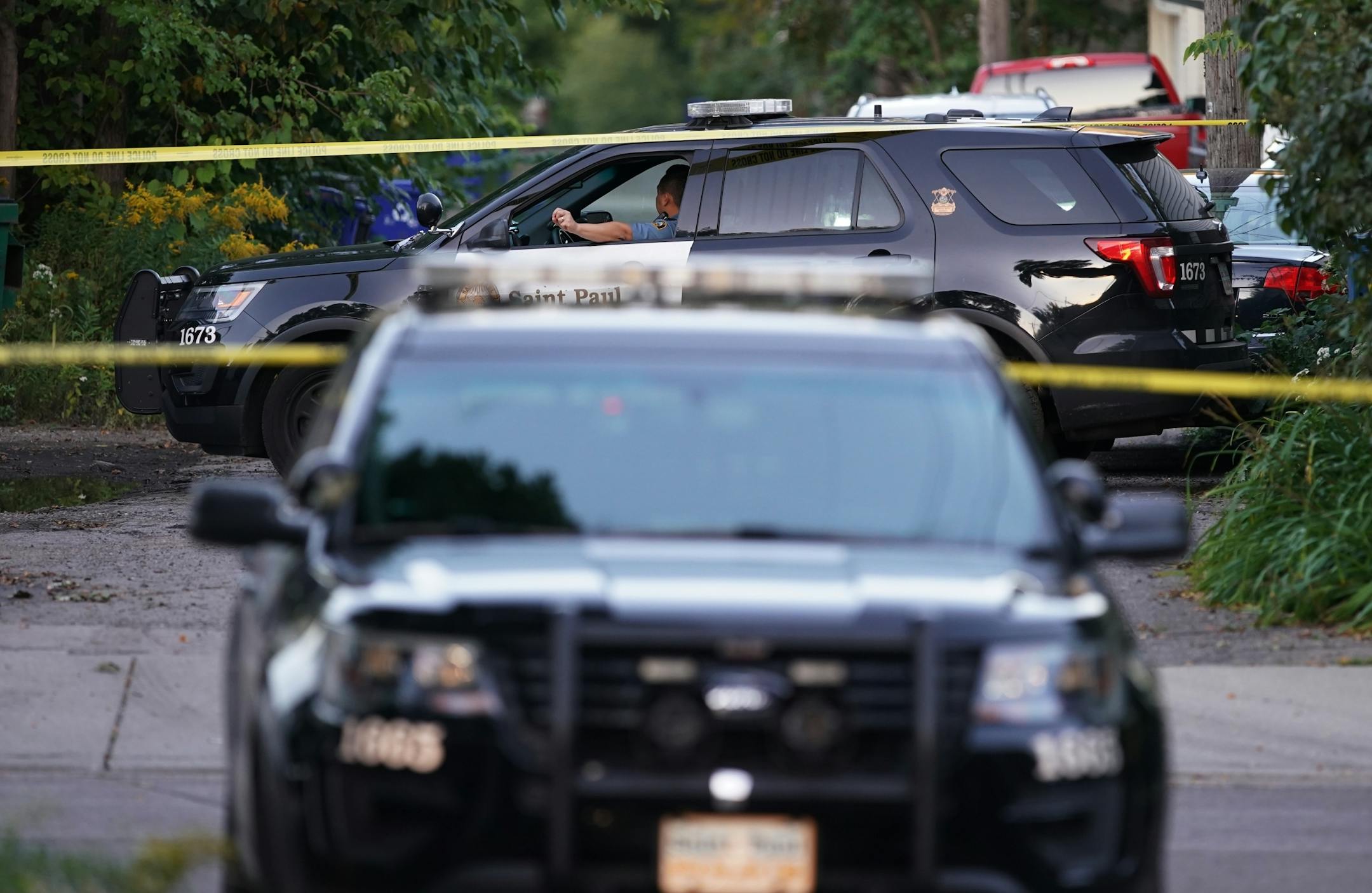Police sequestered an area where a police involved shooting near North Griggs and Thomas Ave West is being invesitgated.