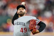 Twins righthander Pablo López delivered a pitch against the Astros on Sunday night, when he shut out the defending champions over seven innings at th