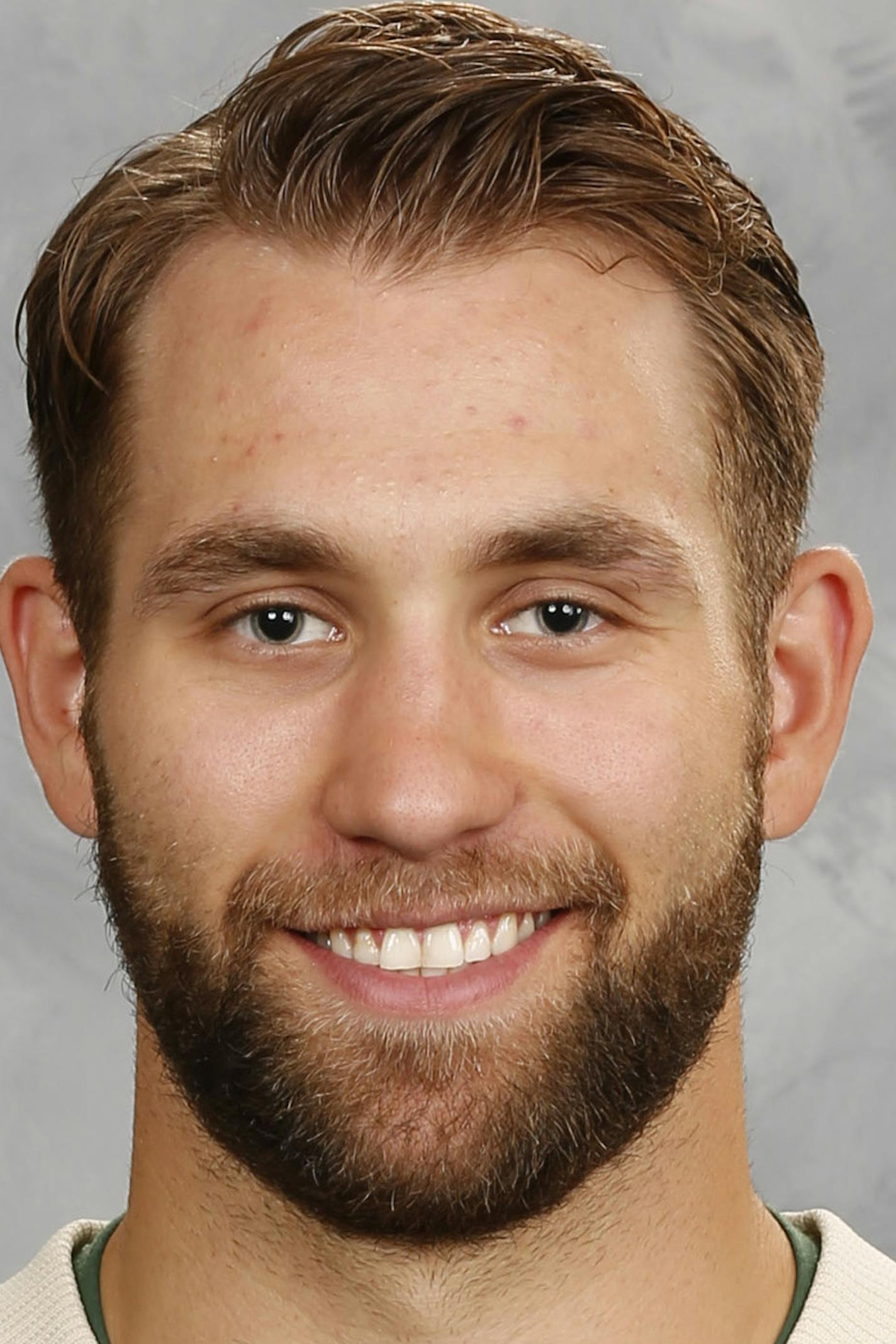 ST. PAUL, MN - SEPTEMBER 22: Jason Zucker #16 of the Minnesota Wild poses for his official headshot for the 2016-2017 season on September 22, 2016 at the Xcel Energy Center in St. Paul, Minnesota. (Andy King/NHLI via Getty Images) *** Local Caption *** Jason Zucker ORG XMIT: 670947917