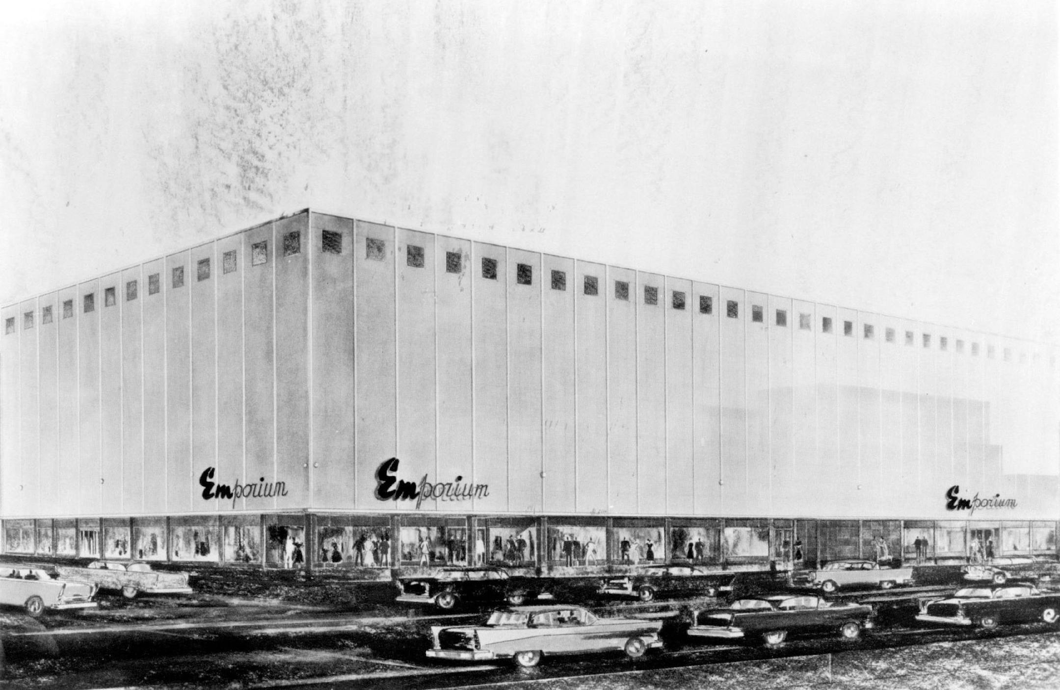 September 26, 1957 Preliminary plans for complete modernization of the exterior of the emporium St. Paul department store, have been completed, James Kelly, chairman' of the board of directors, said today. Part of a million-dollar expansion program, the re¬≠modeling is to begin in the near future and is expected to be completed by late spring, 1958. Cost of the exterior phase was not disclosed. Plans, drawn by Ellerbe and Co.. architects, call for a new face on all five floors. Ten d