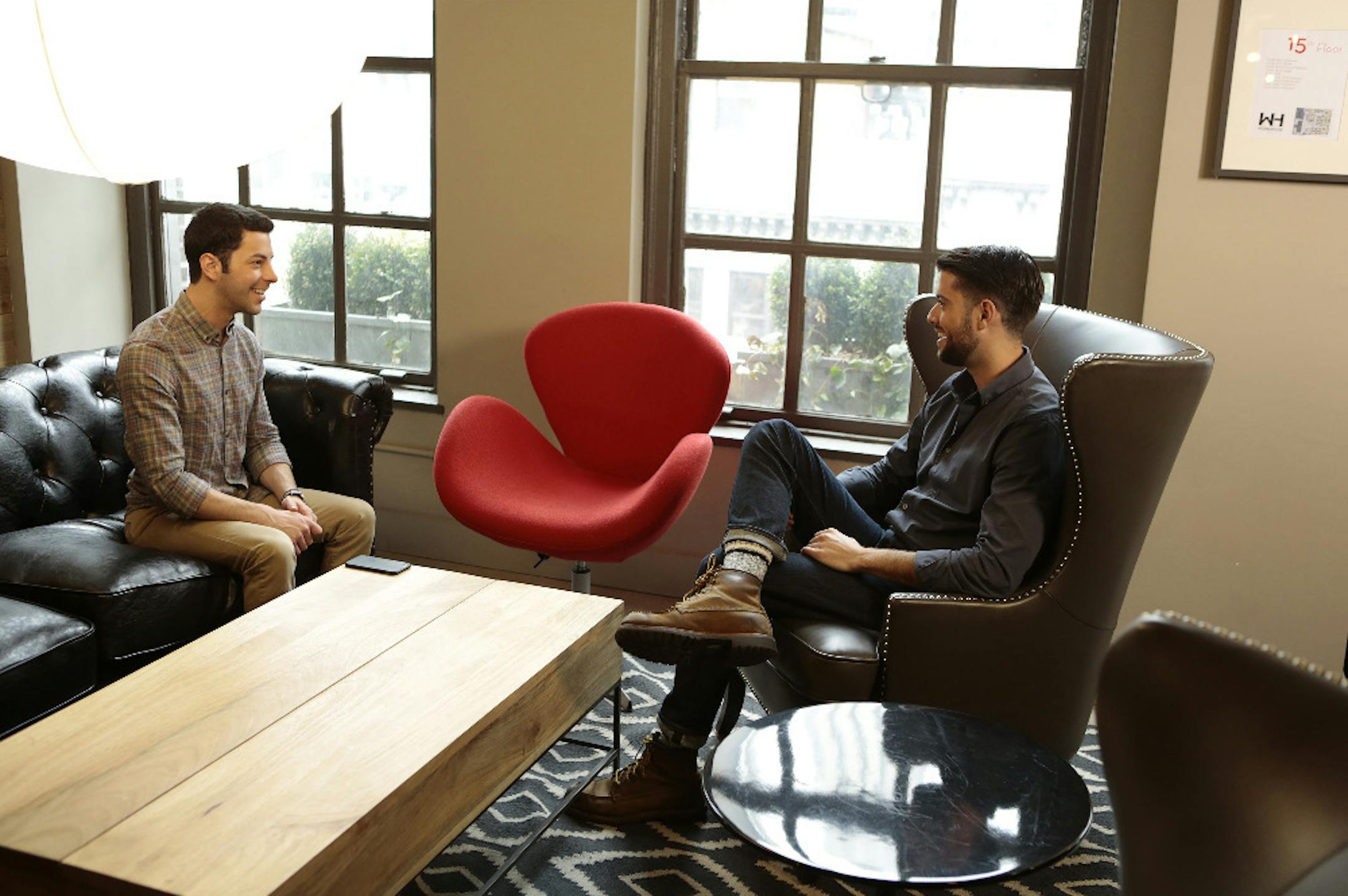 NEXT STEP REALTY: NYC - "Checks and Balances" - When CEO Blair Brandt reveals he's looking to fill a coveted Managing Broker position, a battle between The Next Step's ambitious young realtors breaks out on the series premiere of ABC Family's hot new reality series "Next Step Realty: NYC," airing Tuesday, August 11th, 9:01-10:01 p.m. ET/PT. (ABC Family/Giovanni Rufino) MATT BAUMAN, DAVID GHYSELS III