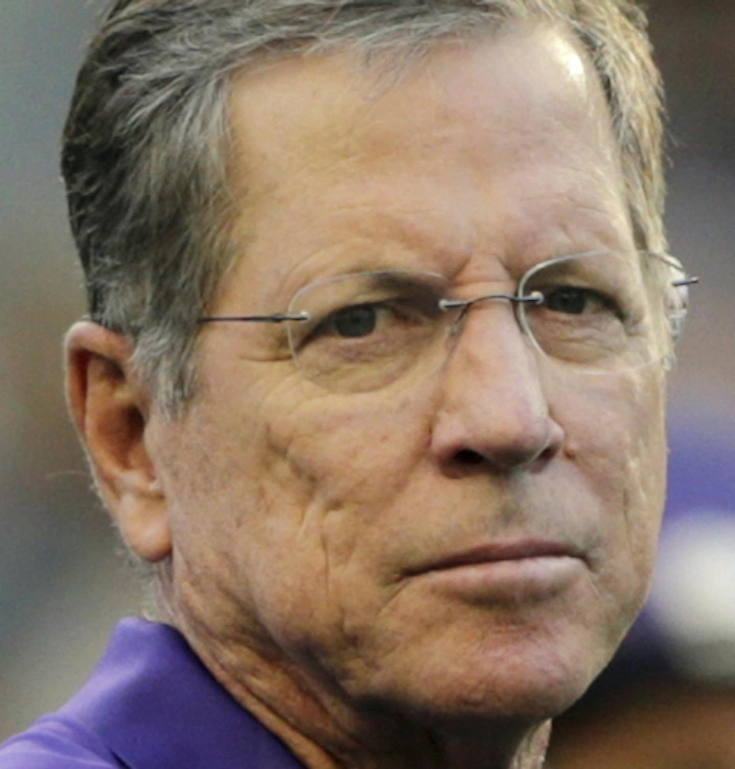 FILE - In this Aug. 18, 2016, file photo, Minnesota Vikings offensive coordinator Norv Turner watches warmups before a preseason NFL football game against the Seattle Seahawks, in Seattle. Vikings offensive coordinator Norv Turner has resigned. He&#xed;s been replaced on an interim basis by Pat Shurmur. The Vikings announced the news on Wednesday, Nov. 2, 2016, two days after their second consecutive defeat. (AP Photo/John Froschauer, File) ORG XMIT: MIN2016110219260955