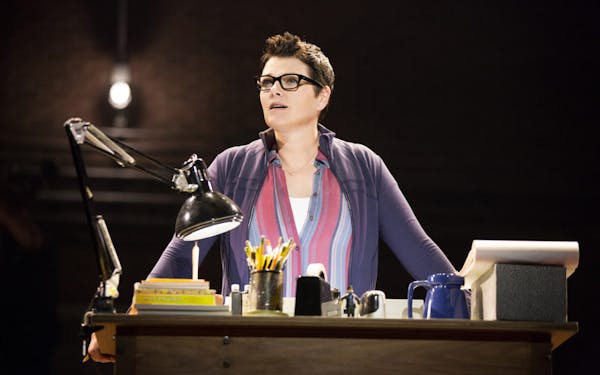 In &#x201c;Fun Home,&#x201d; adapted from cartoonist Alison Bechdel&#x2019;s childhood memoir, Kate Shindle plays the author as an adult.