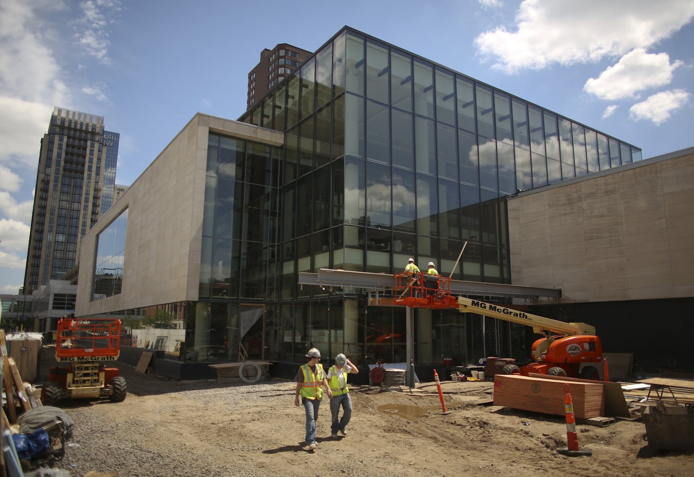 Renovations are ongoing at Orchestra Hall.