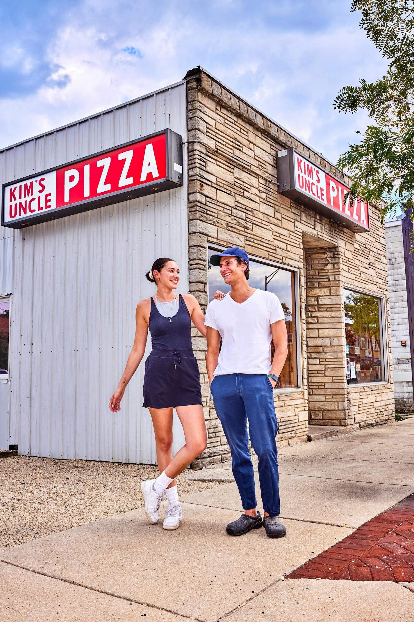 Kim's Uncle owners Cecily and Billy Federighi in front of their Westmont, Ill., shop. MUST CREDIT: Photo for The Washington Post by Jason Little