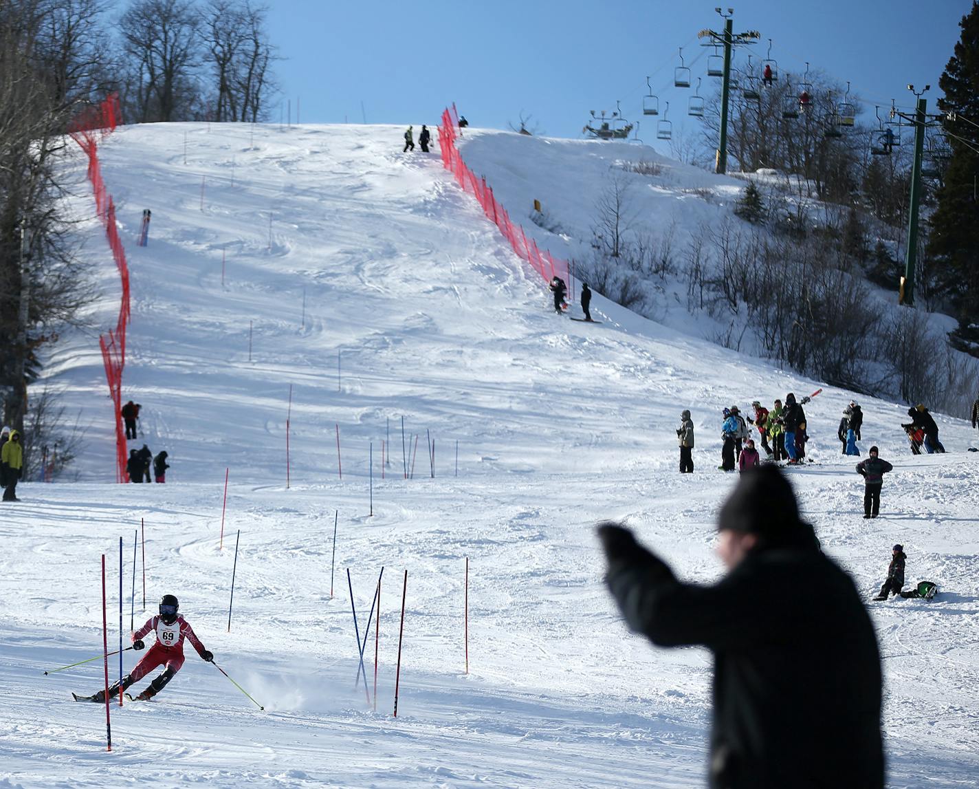 Giants Ridge hosted the Minnesota high school Alpine ski championships on Feb. 11.