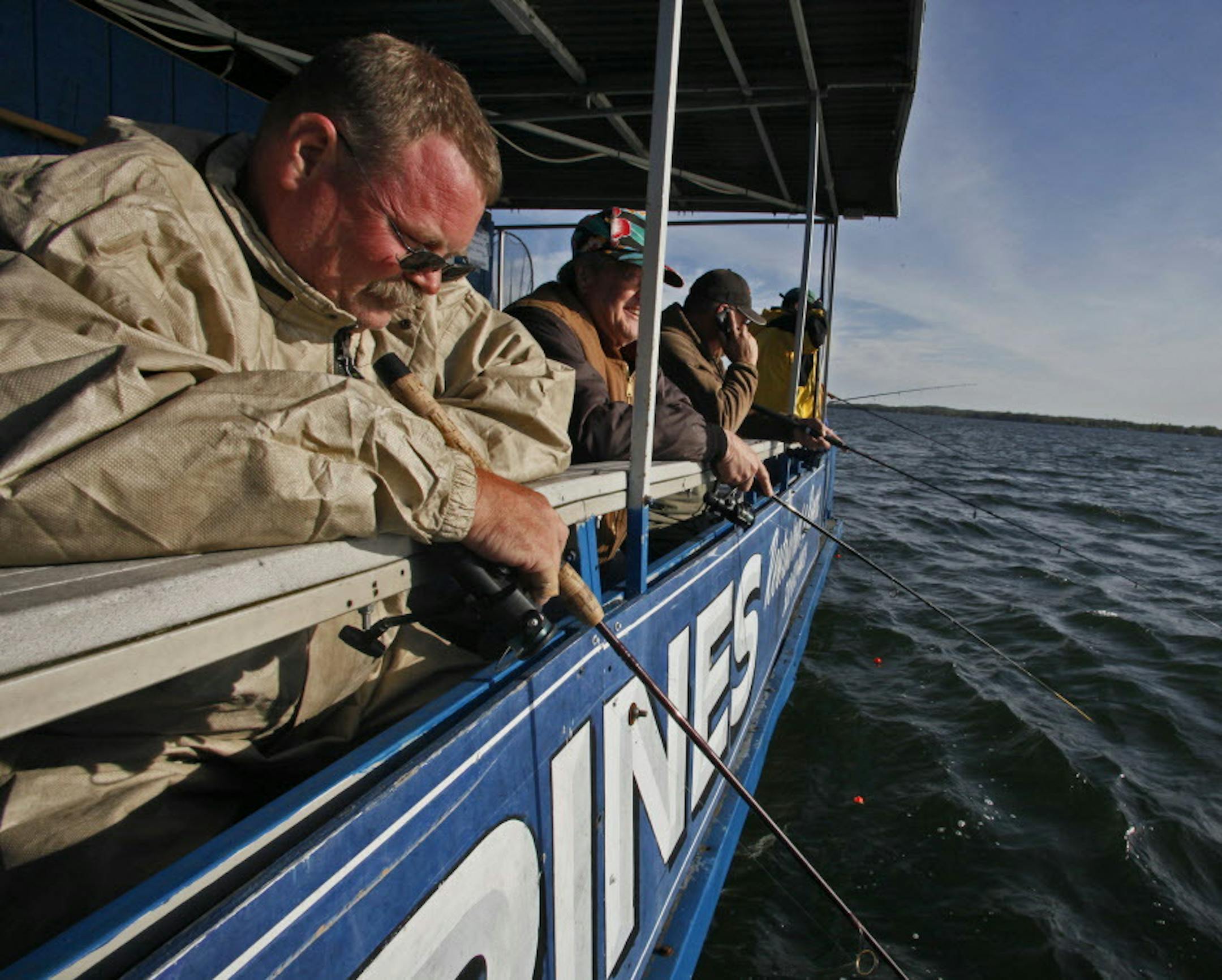 Fishing on Lake Mille Lacs.