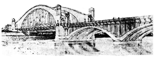 The design that could have been the 3rd Avenue Bridge in Minneapolis.