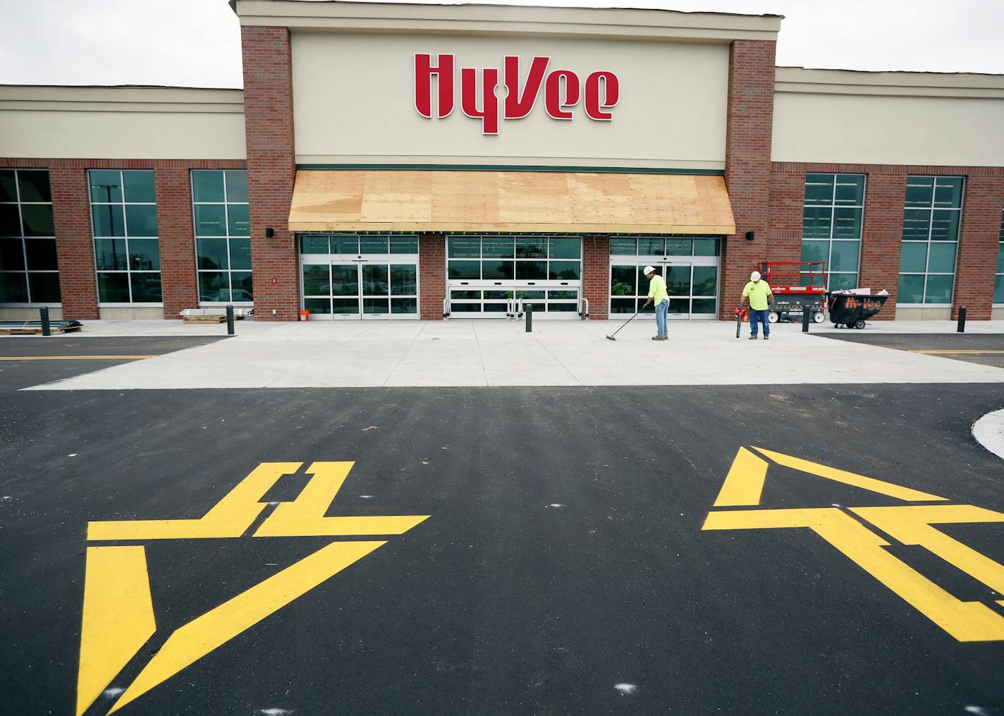 The Hy-Vee grocery store that opened in Oakdale last September (shown above), will be joined by a Lakeville Hy-Vee opening Tuesday and offering clothing as well as groceries.