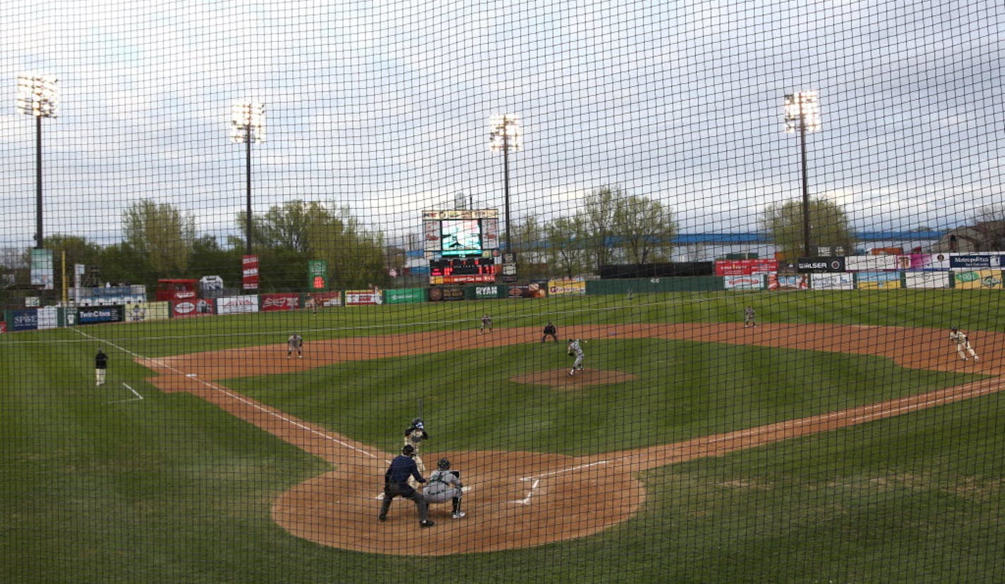 A game played at Midway Stadium on May 15, 2014.