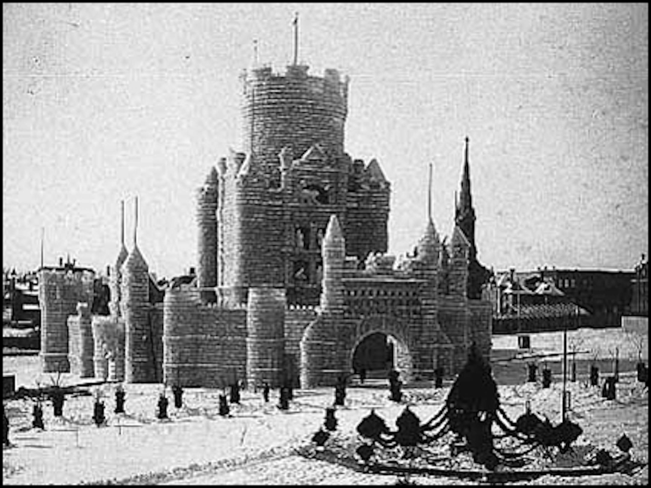 1888 St. Paul Winter Carnival ice palace