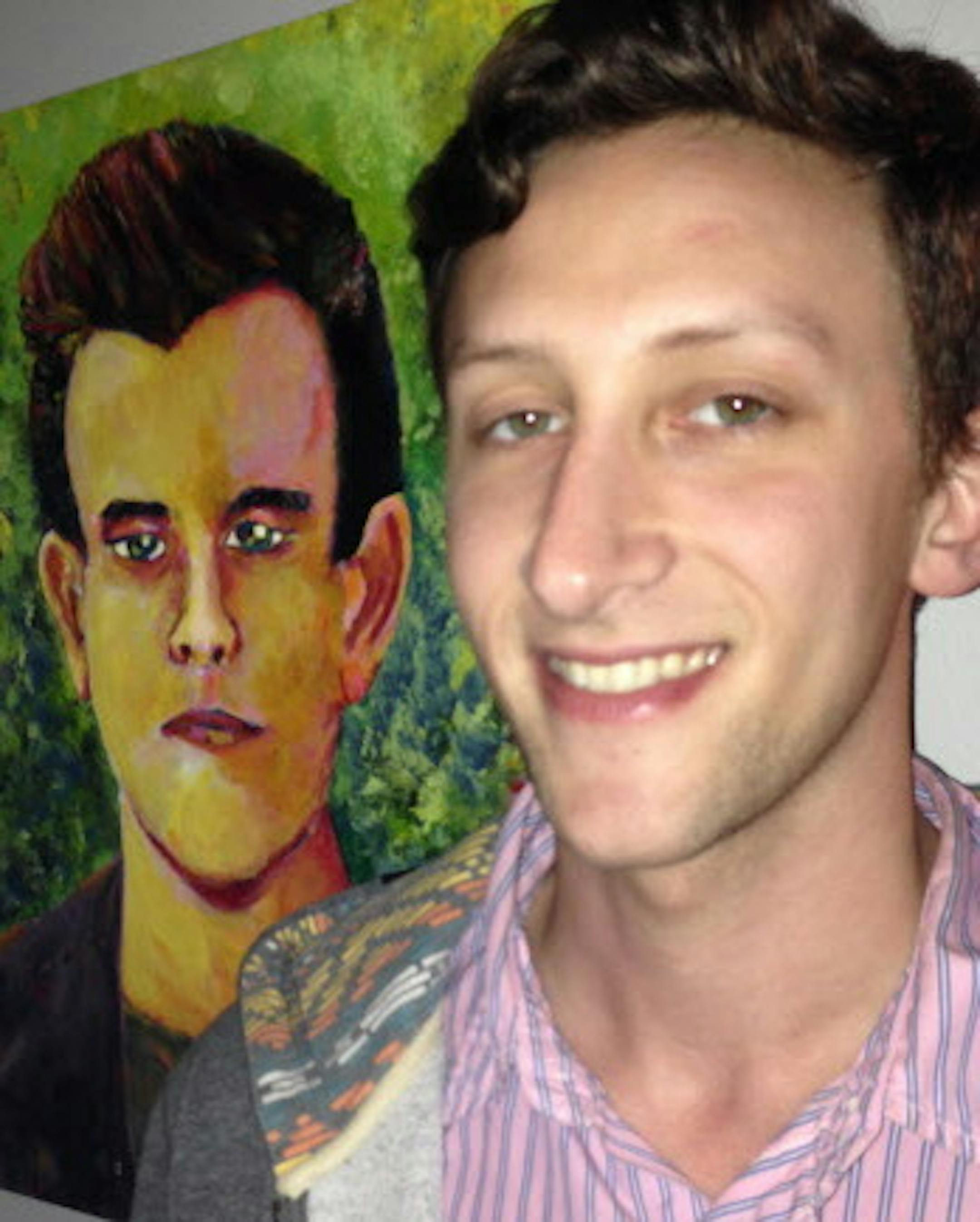 A portrait of Connor Franta by Evan Kail, at right.