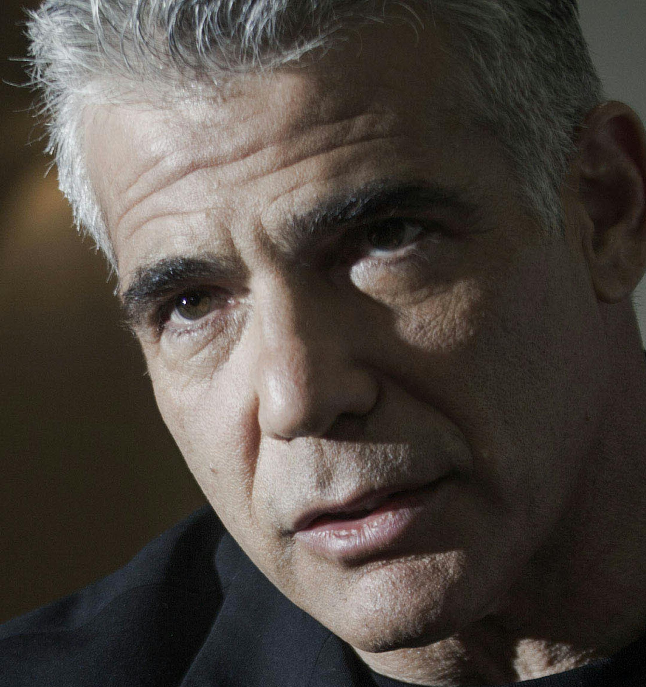 In this Wednesday, March 4, 2015 photo, Yair Lapid, leader of the Israeli political party Yesh Atid, talks during an interview with The Associated Press in Tel Aviv, Israel. Lapid appeared destined to become a one-hit wonder in Israeli politics, as his centrist Yesh Atid party sank to unprecedented lows in polls ahead of the March 17 parliament elections. (AP Photo/Dan Balilty)