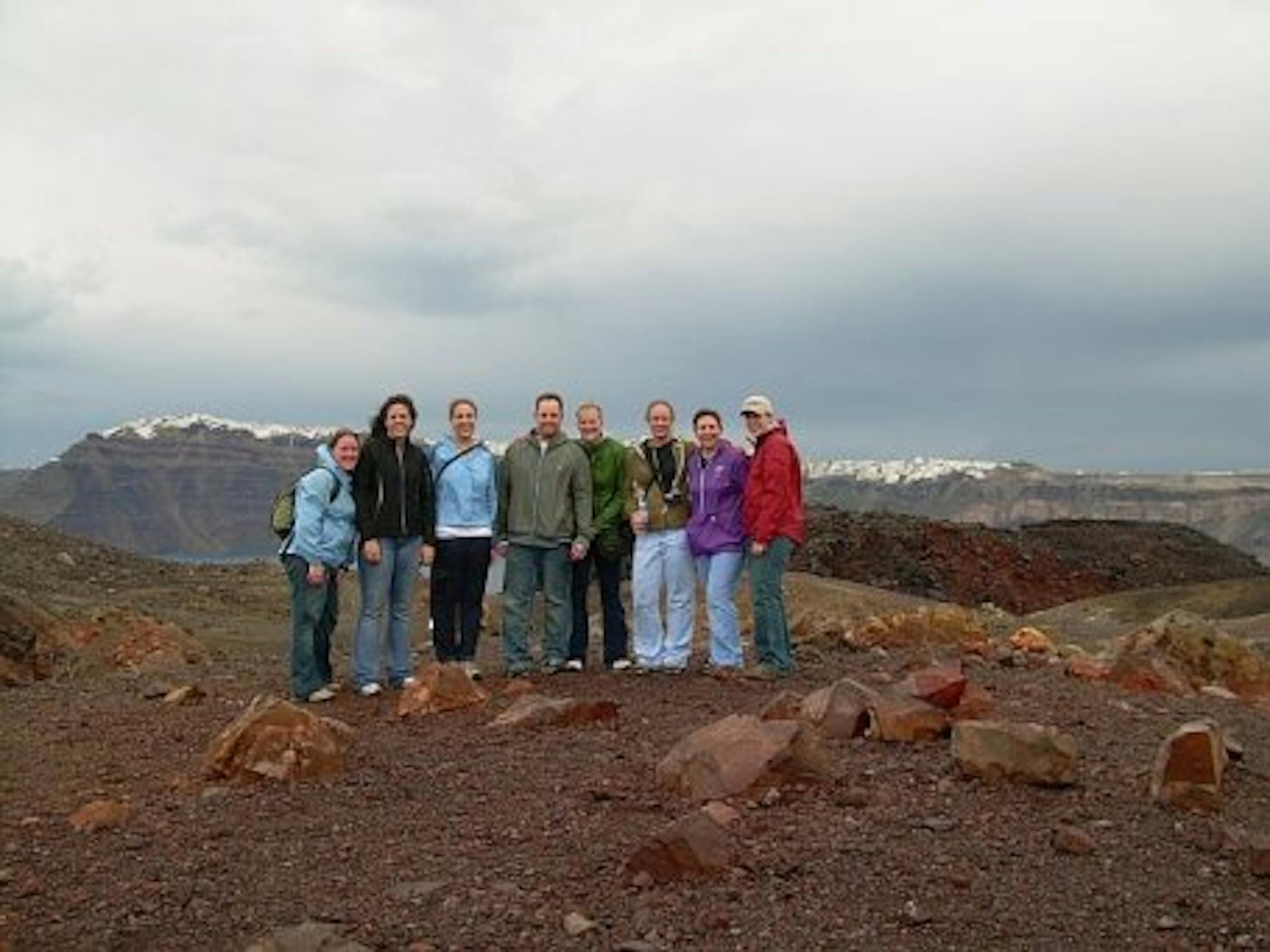 Me, my husband, Erin and friend exploring Greece!