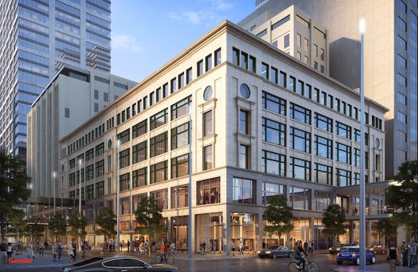 Rendering for the makeover of the Macy�s Dayton�s building downtown Minneapolis.