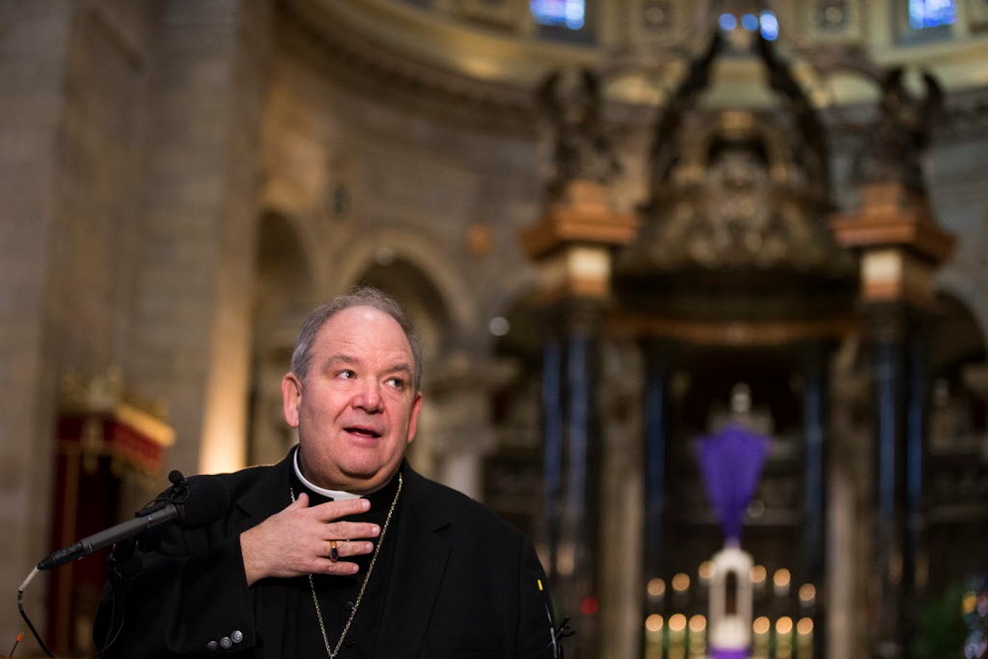 Bernard Hebda, archbishop of the archdiocese of St. Paul and Minneapolis.