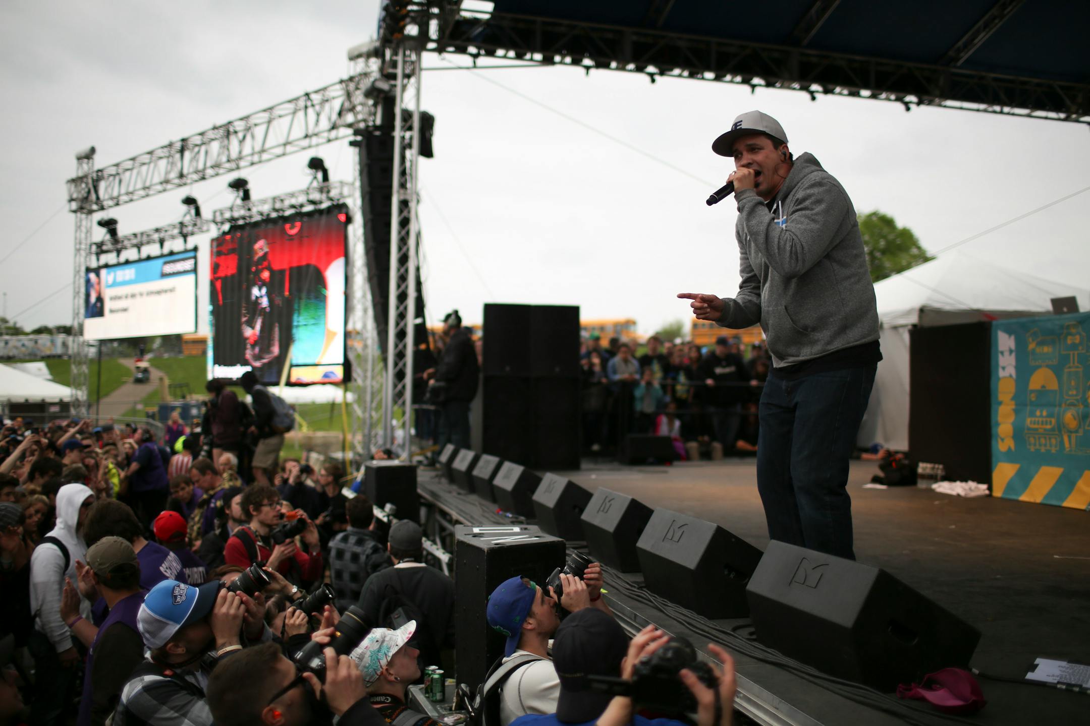 Rhymesayers Entertainment's annual Soundset festival, with Slug and Atmosphere as headliners, drew an impressive 30,000 fans last May outside Canterbury Park in Shakopee.