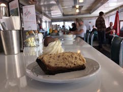 Hi-Lo Diner in Minneapolis mixing Girl Scout cookies into pies, malts