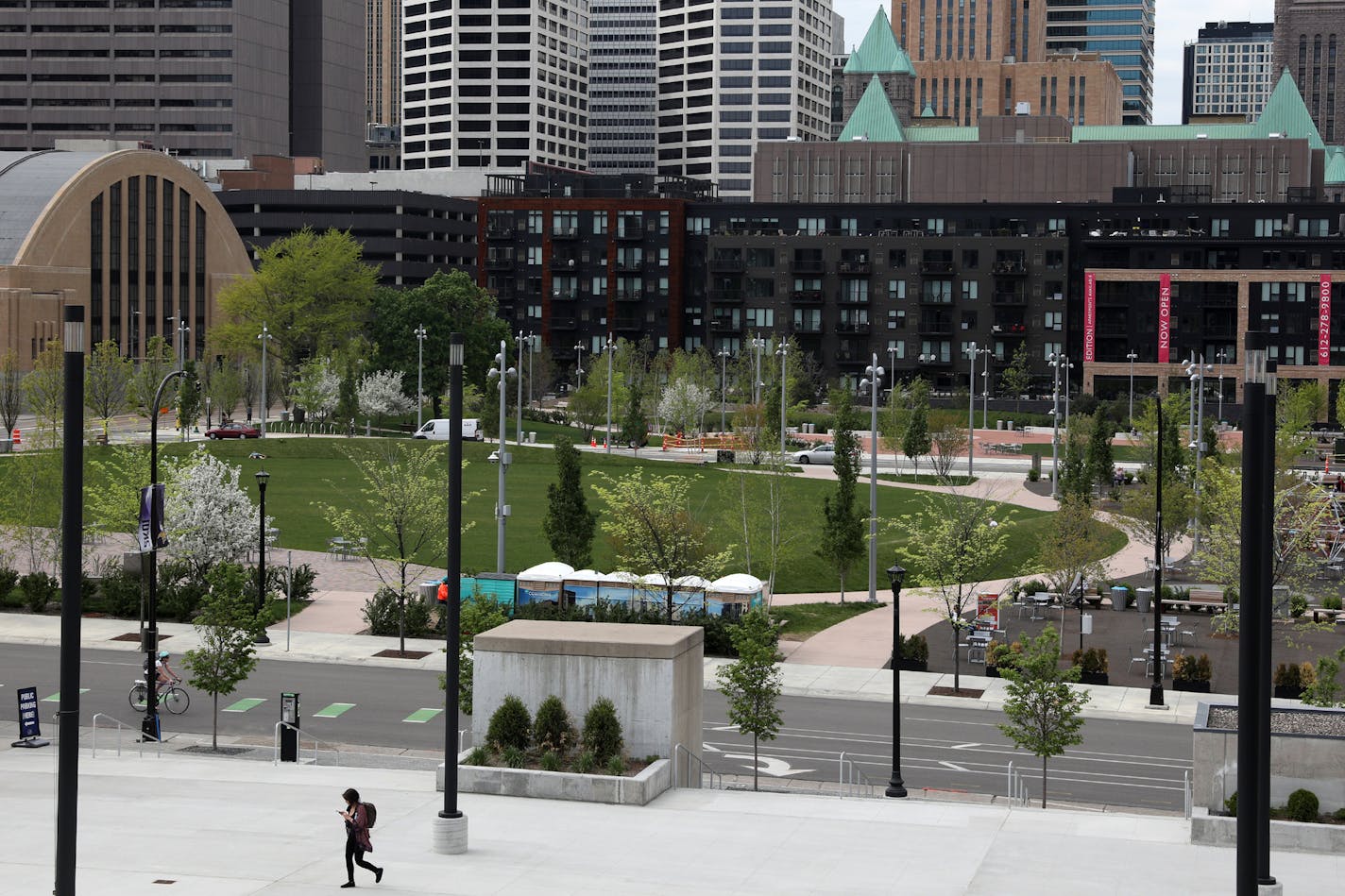 Downtown East Commons park.