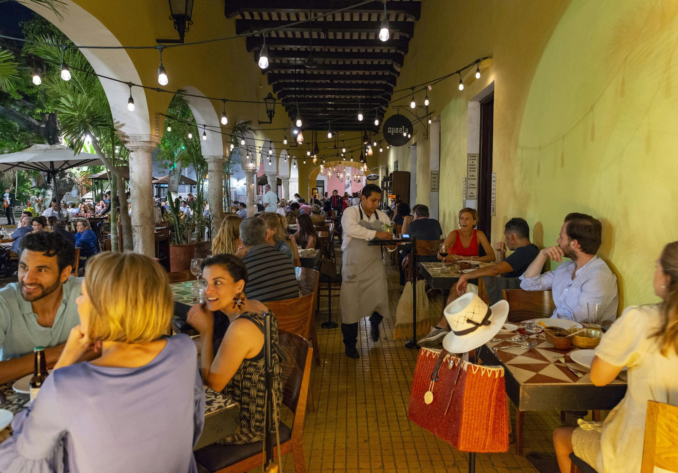 Apoala, a Mexican-fusion restaurant, in Merida, Mexico, Feb. 2, 2019. The capital of the Yucatán attracts creative types from around Mexico and across many borders, drawn by its Mayan and colonial heritage and, for some, its path to the future. (Adrian Wilson/The New York Times)