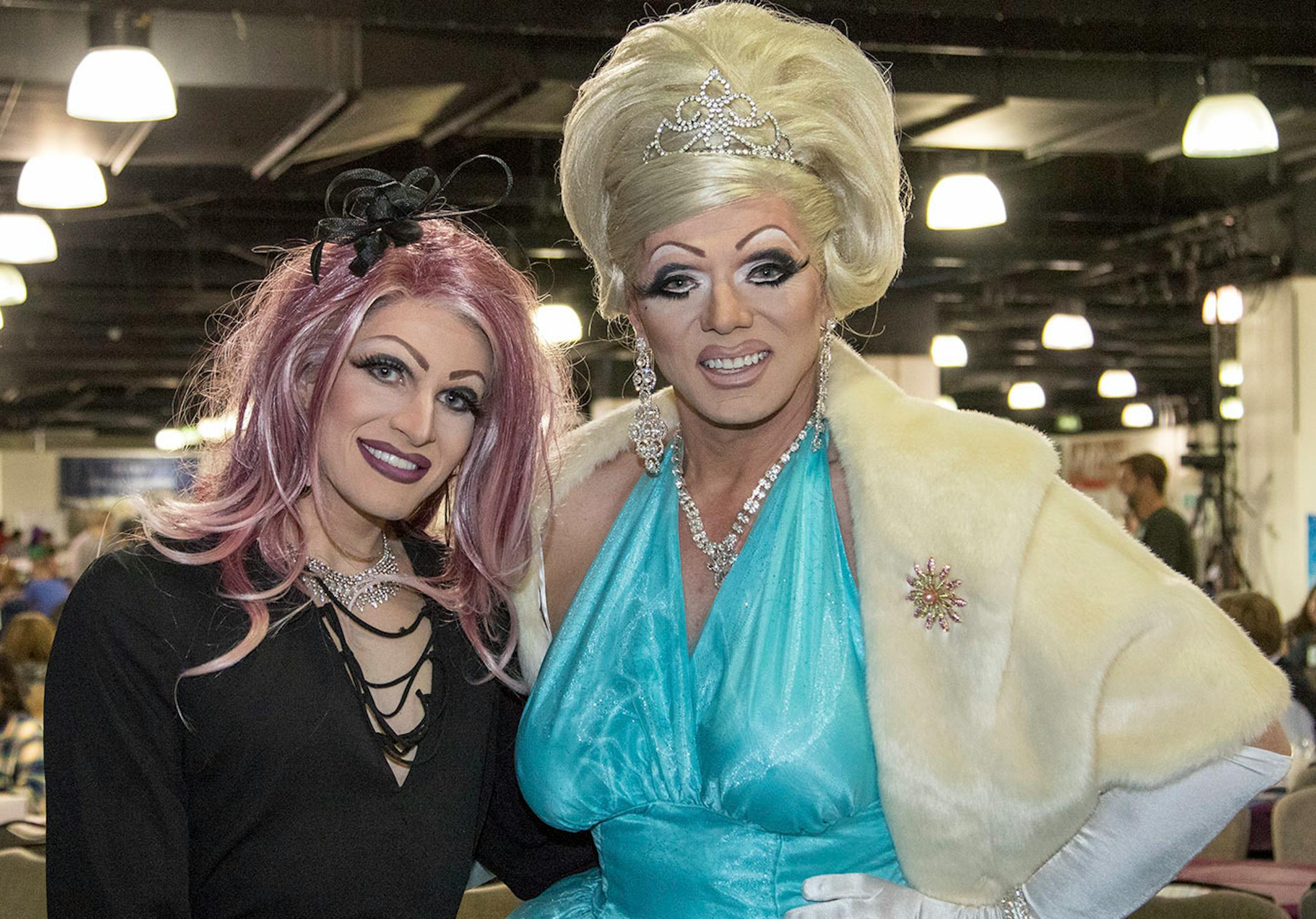 Bruce Thompson (Connie Taylor) and Damien Campaigue (Maxine Trinity).