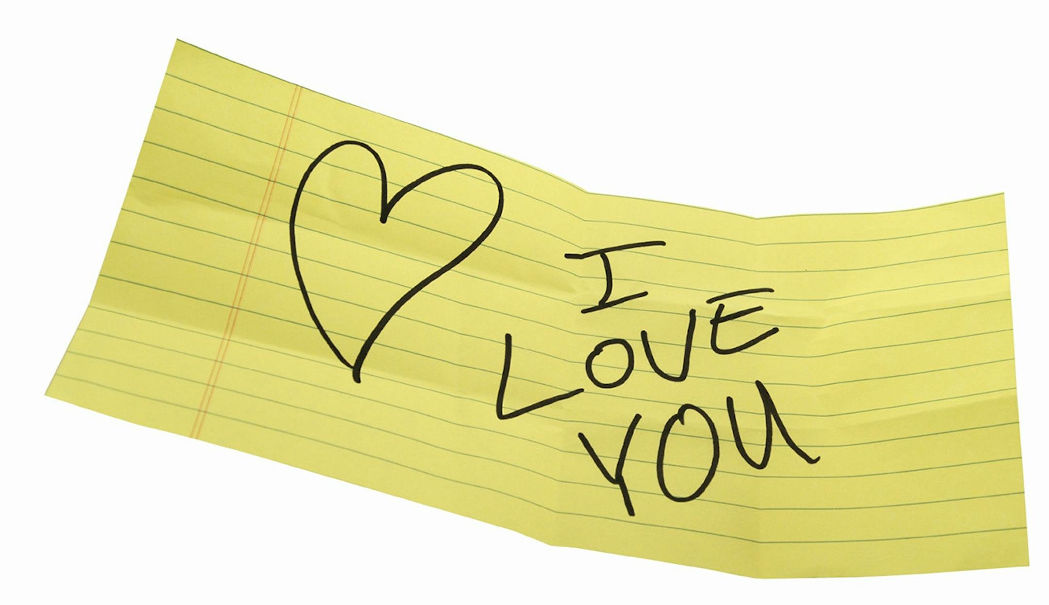 Generic love note from istock.