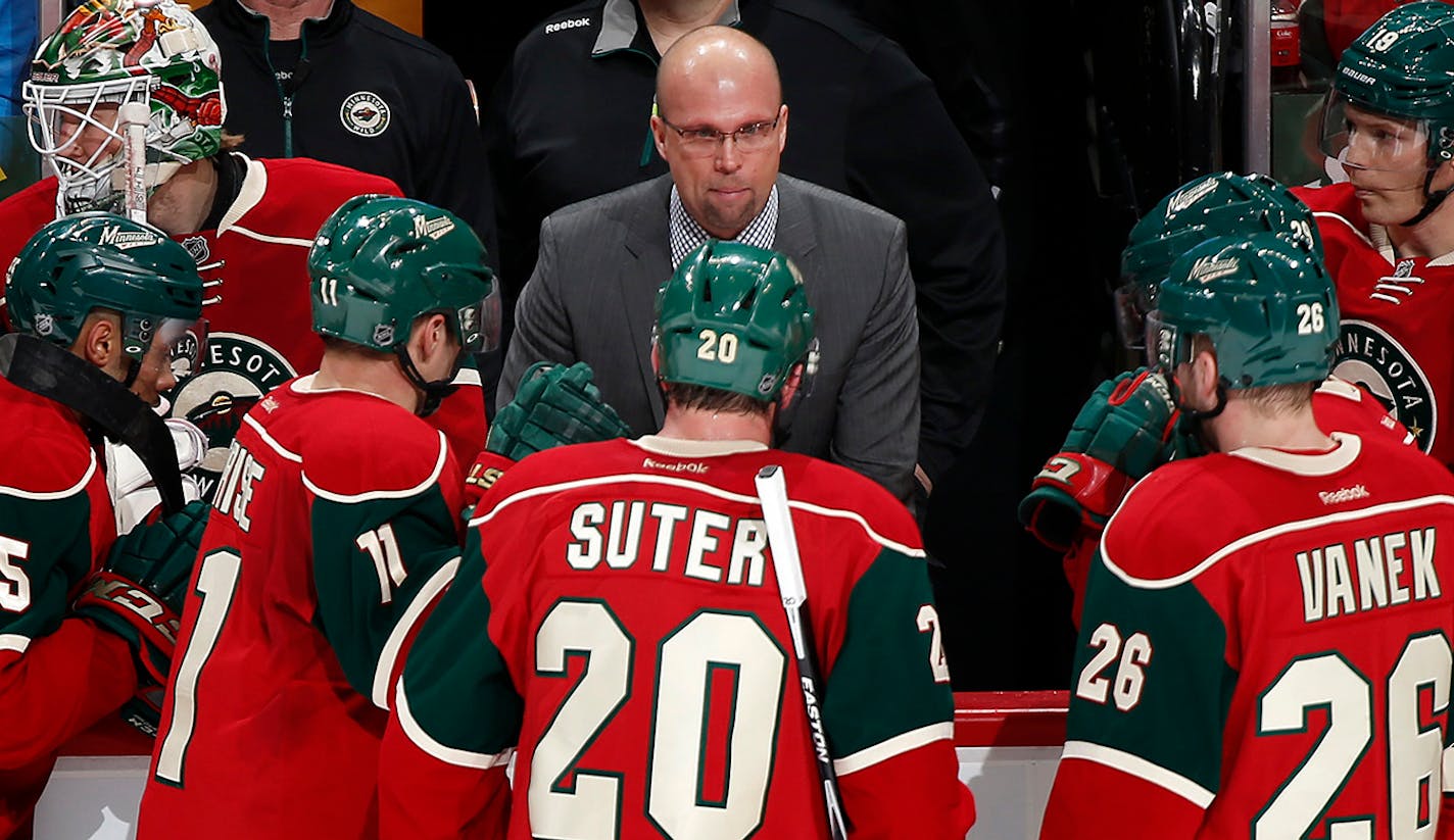 Minnesota Wild head coach Mike Yeo