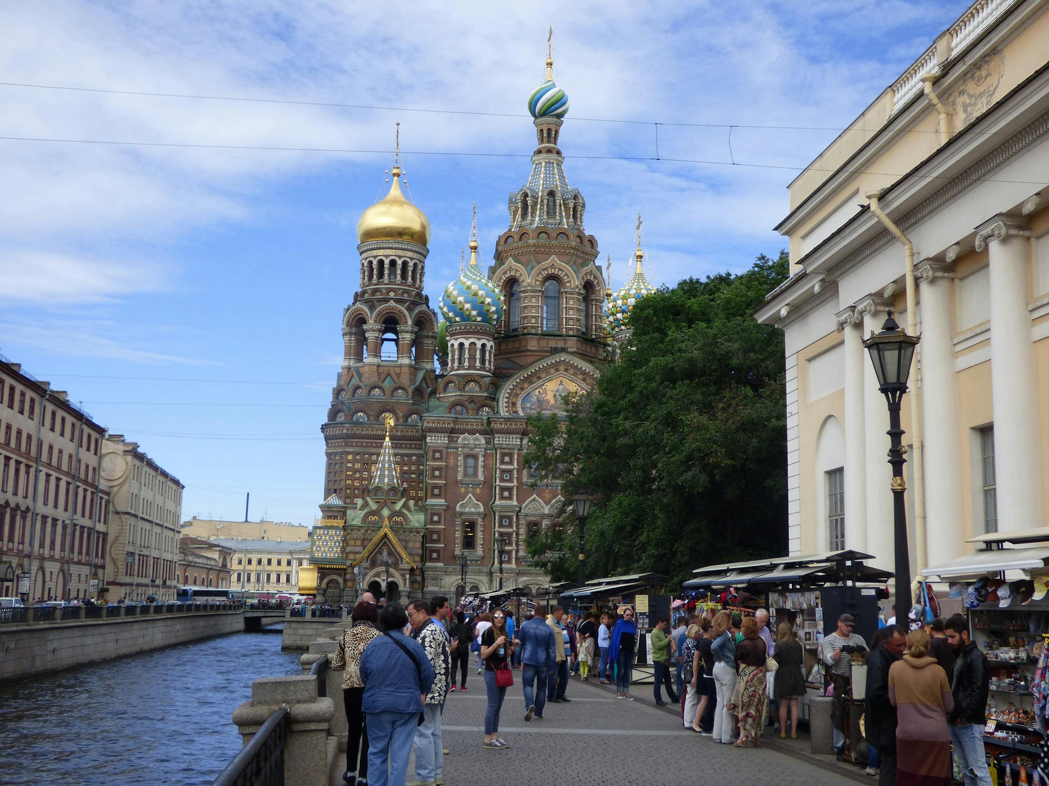 Waterways crisscross St. Petersburg, a Western European-feeling city that’s also home to the Church of Our Savior on Spilled Blood.