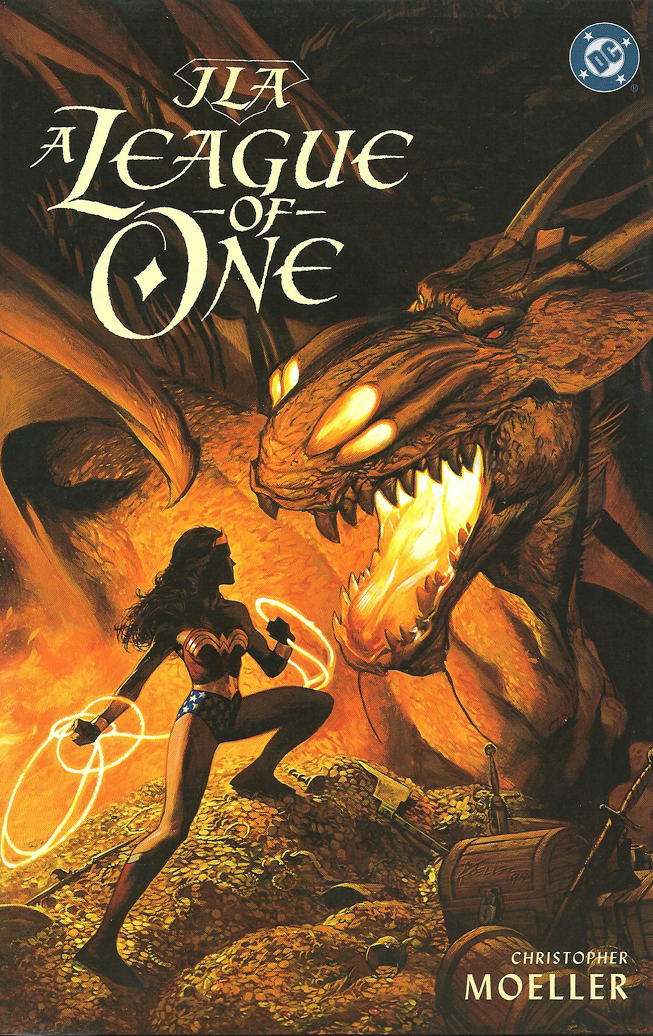 "Wonder Woman: A League of One" sets the Amazing Amazon against her Justice League colleagues (and a dragon). (DC Comics) ORG XMIT: 1203648