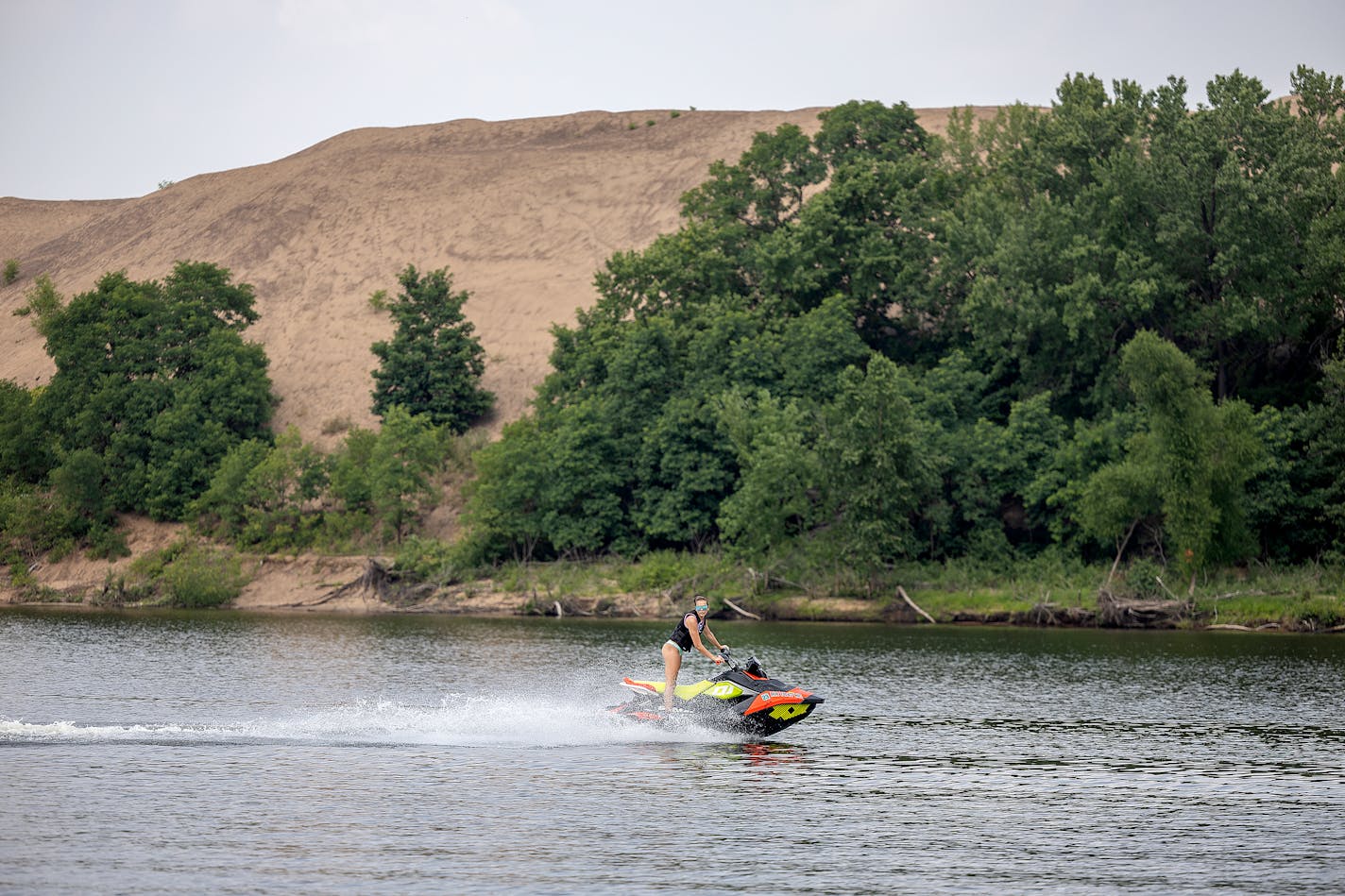 Islands line up along the Mississippi near Wabasha, Minn., on Monday, July 24, 2023. ] Elizabeth Flores • liz.flores@startribune.com