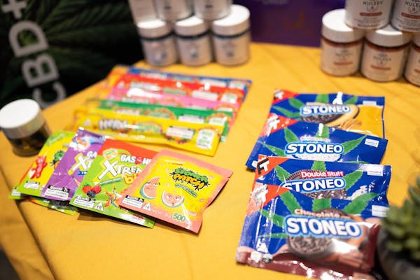 THC-infused products that resemble national brands and candy were expressly outlawed in the new Minnesota law that legalized low-dose THC edibles and 