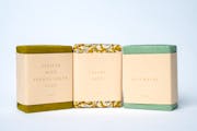 Handmade soaps are made for gifting.