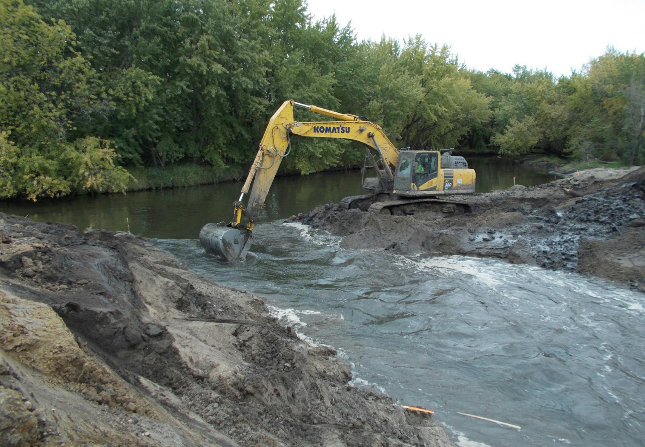 The long-awaited overhaul of Marsh Lake in southern Minnesota is finally complete after years of work that included re-routing the Pomme de Terre River, replacing an old fixed dam with a new one that provides flow control and building a path for fish to swim around the new dam. The $13 million project was a joint projected headed by the Army Corps of Engineers and the Minnesota Department of Natural Resources