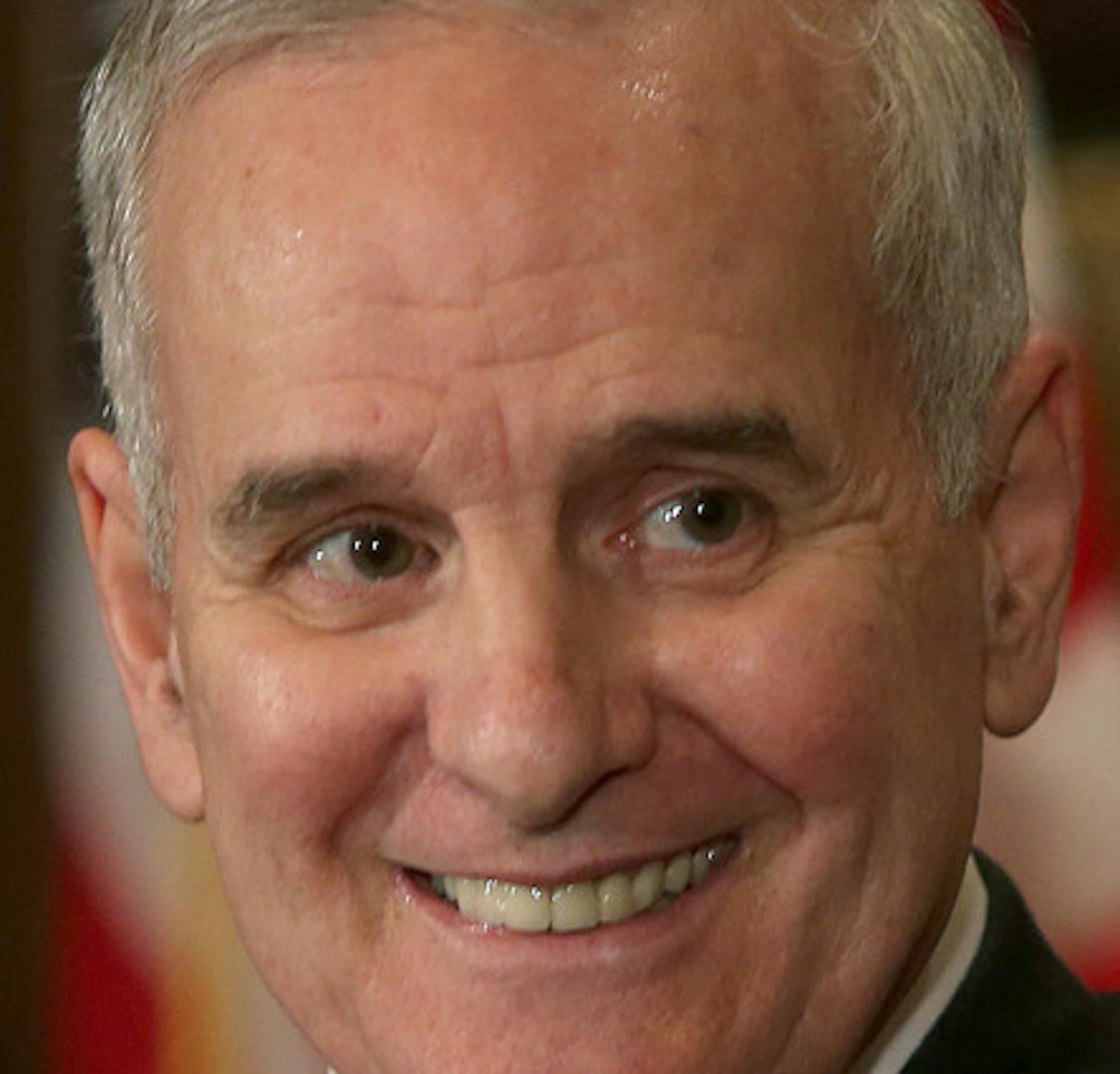 Governor Mark Dayton held a news conference in the Governor's Reception Room to announce his capital investment (bonding) proposal for the 2014 Legislative Session, Wednesday, January 15, 2014 in St. Paul, MN. "My proposals will put thousands of Minnesotans to work throughout our state," the Governor said. (ELIZABETH FLORES/STAR TRIBUNE) ELIZABETH FLORES • eflores@startribune.com