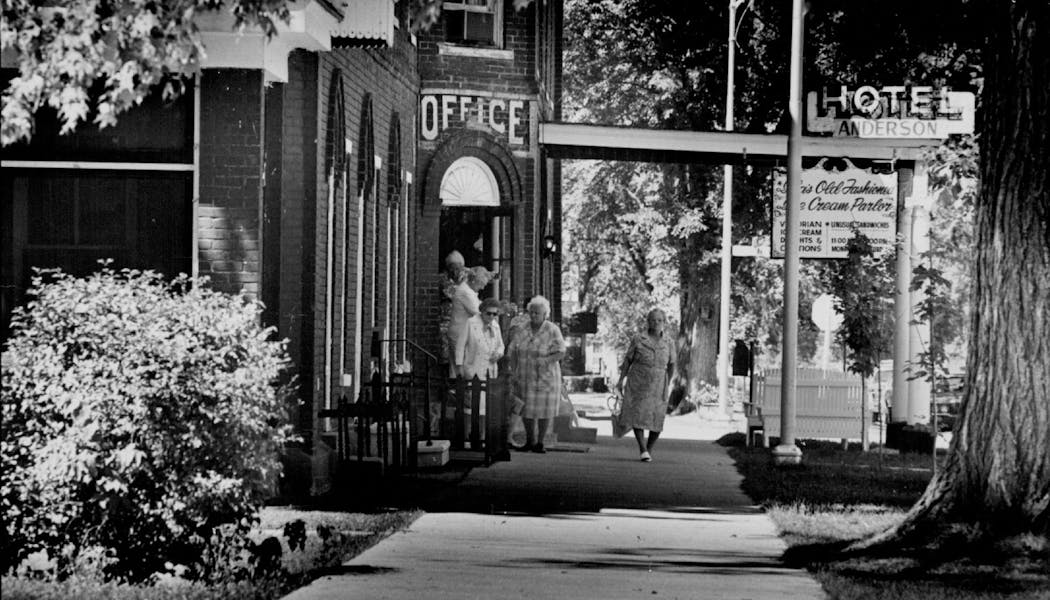 The Anderson House in Wabasha is among the oldest operating hotels in Minnesota, having opened in 1856. Here it’s shown in September 1977. 