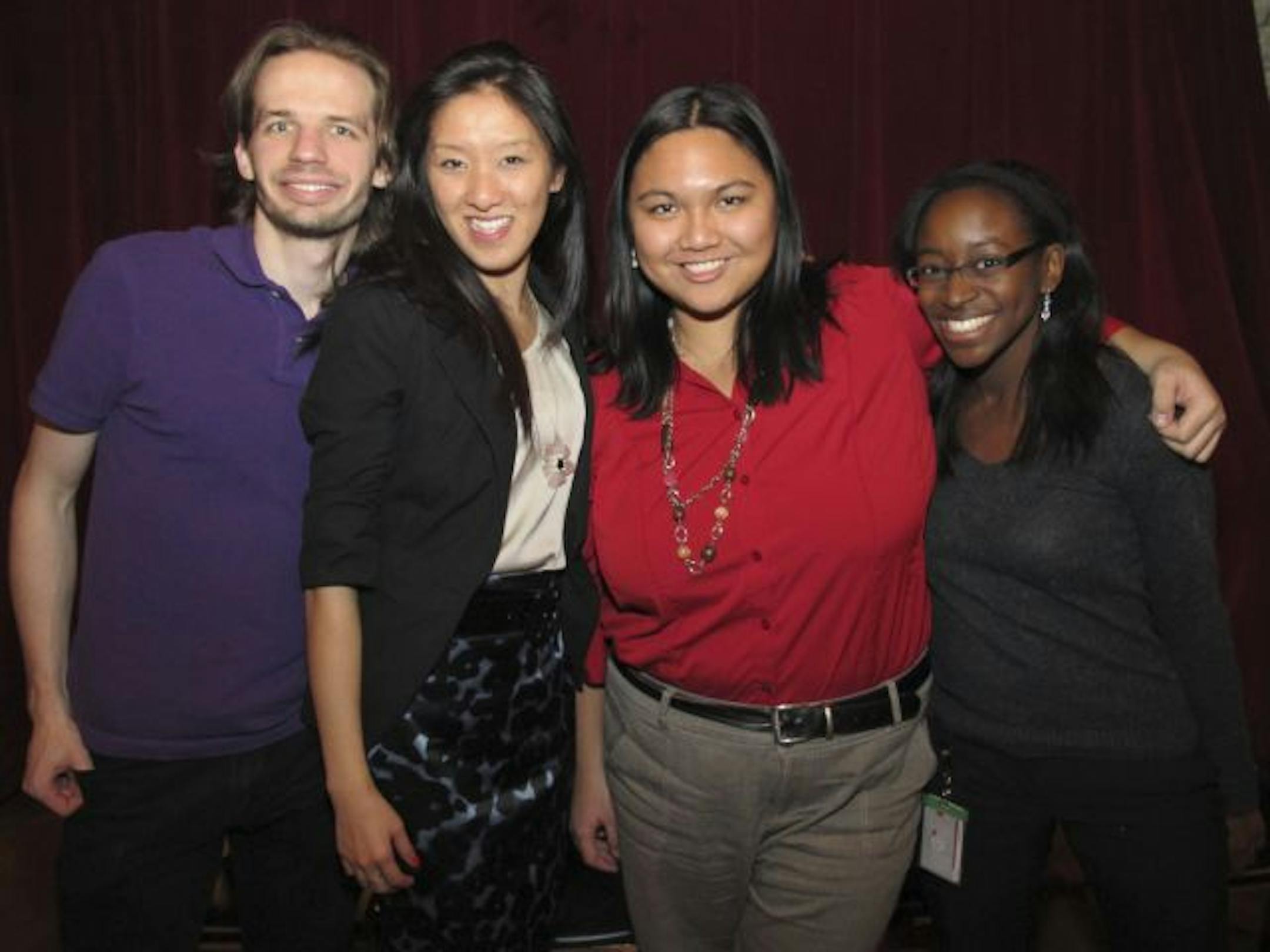 Chad Robinson, Lena Song, Mariel Lisud and Kadeja Gaines