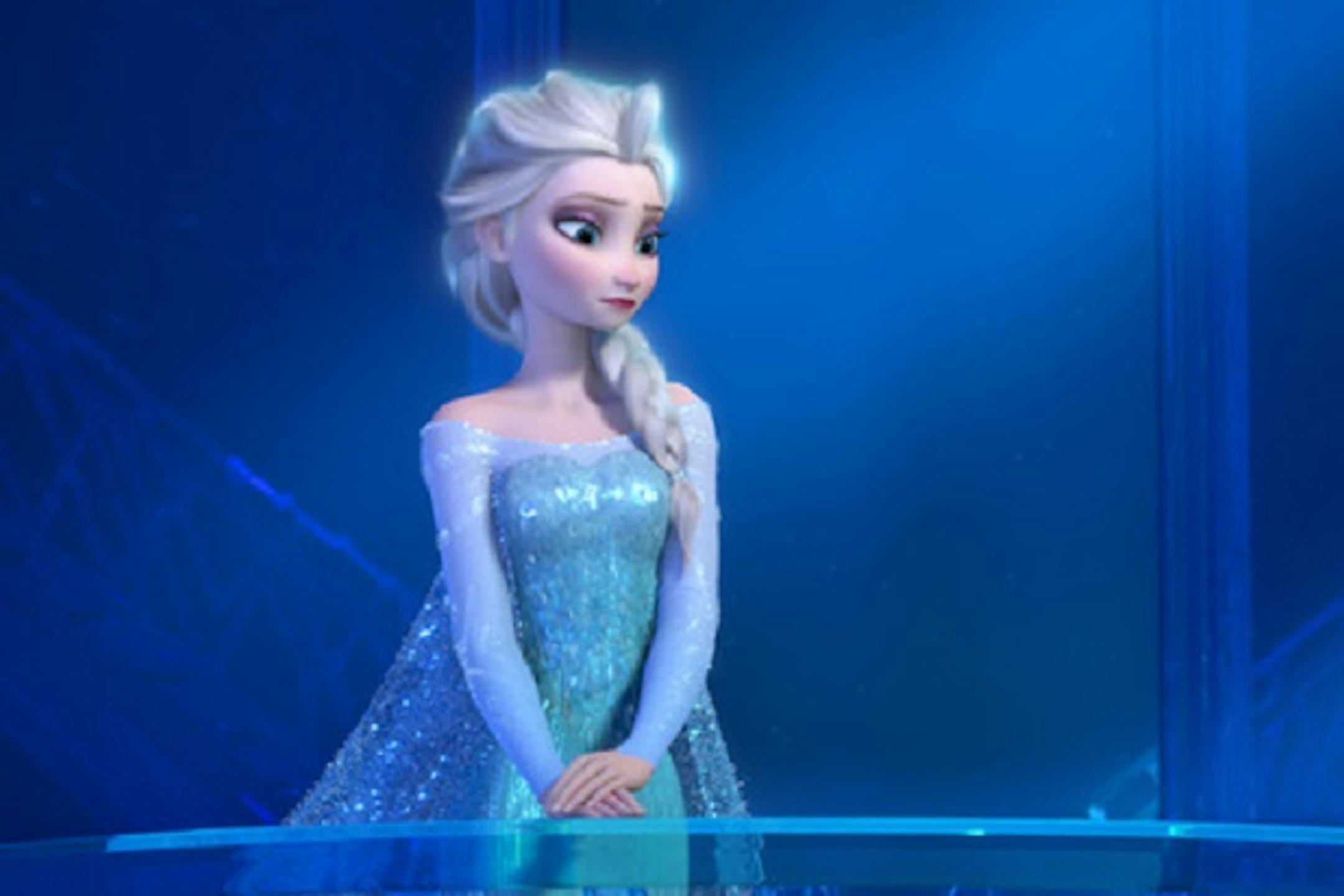 Elsa, crown princess of Arendelle, in "Frozen."