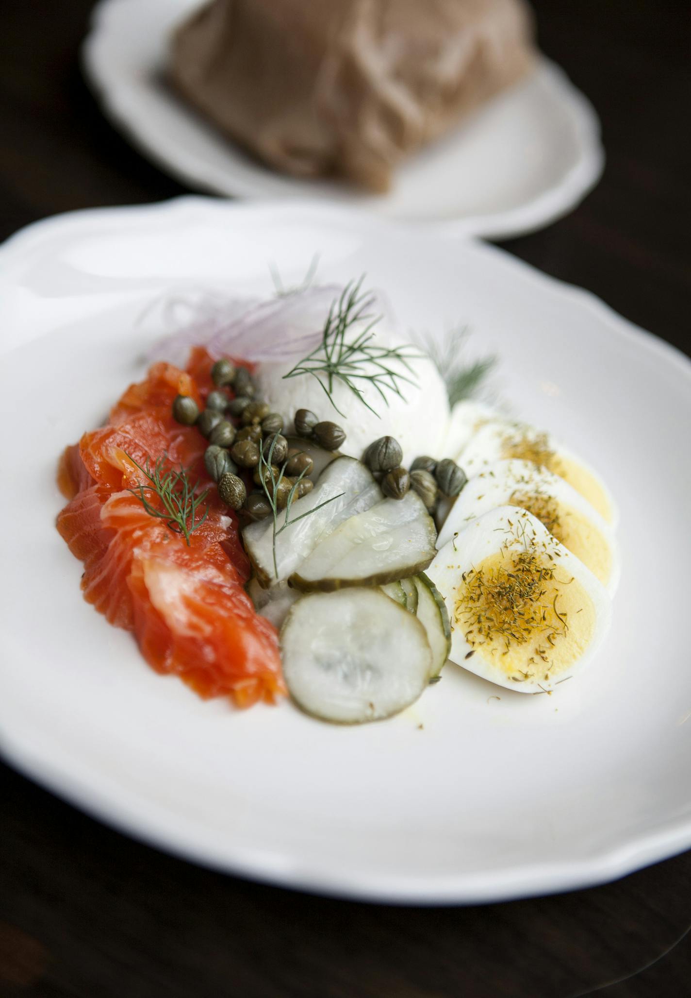 The everything bagel at Saint Dinette in St. Paul.