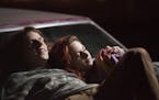 In this image released by Lionsgate, Jesse Eisenberg, left, and Kristen Stewart appear in a scene from "American Ultra." (Alan Markfield/Lionsgate via