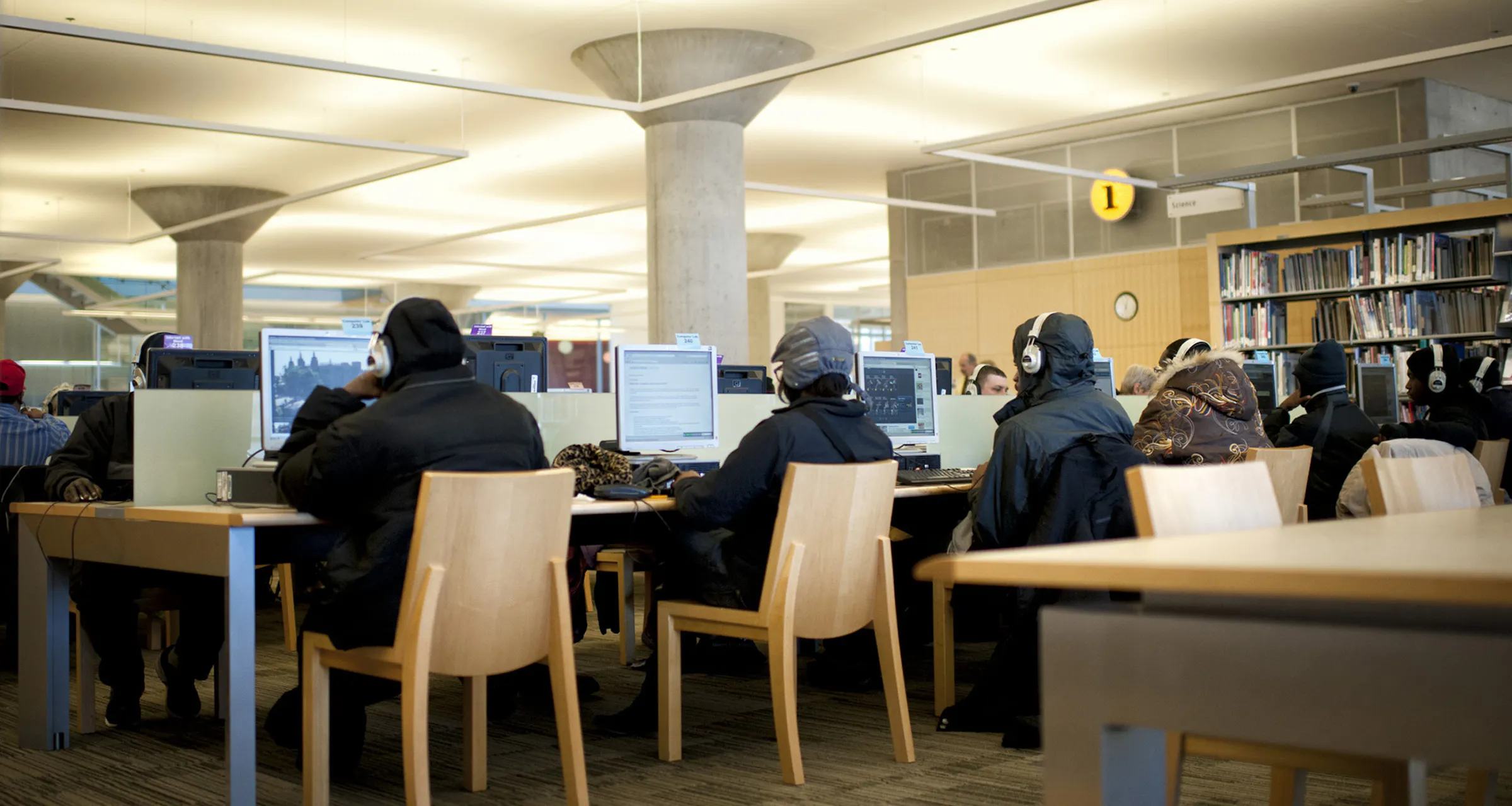 Libraries serve wide range of purposes and people, some homeless