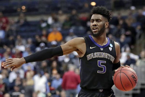 With their second pick in Thursday's draft, the Timberwolves took another conference player of the year, shooting guard Jaylen Nowell, the Pac 12 Play