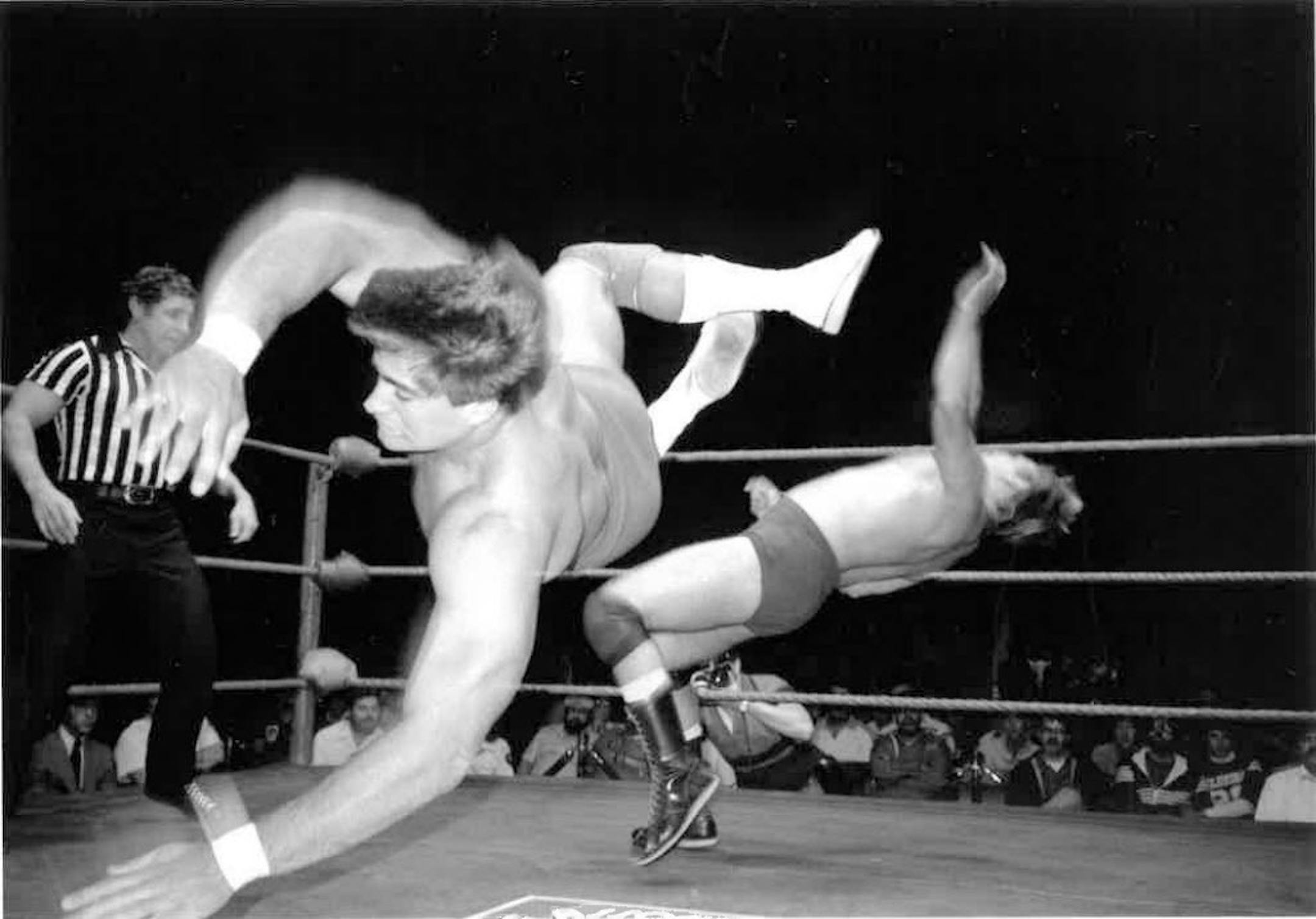 Tom Zenk was high-flying through the ring.
