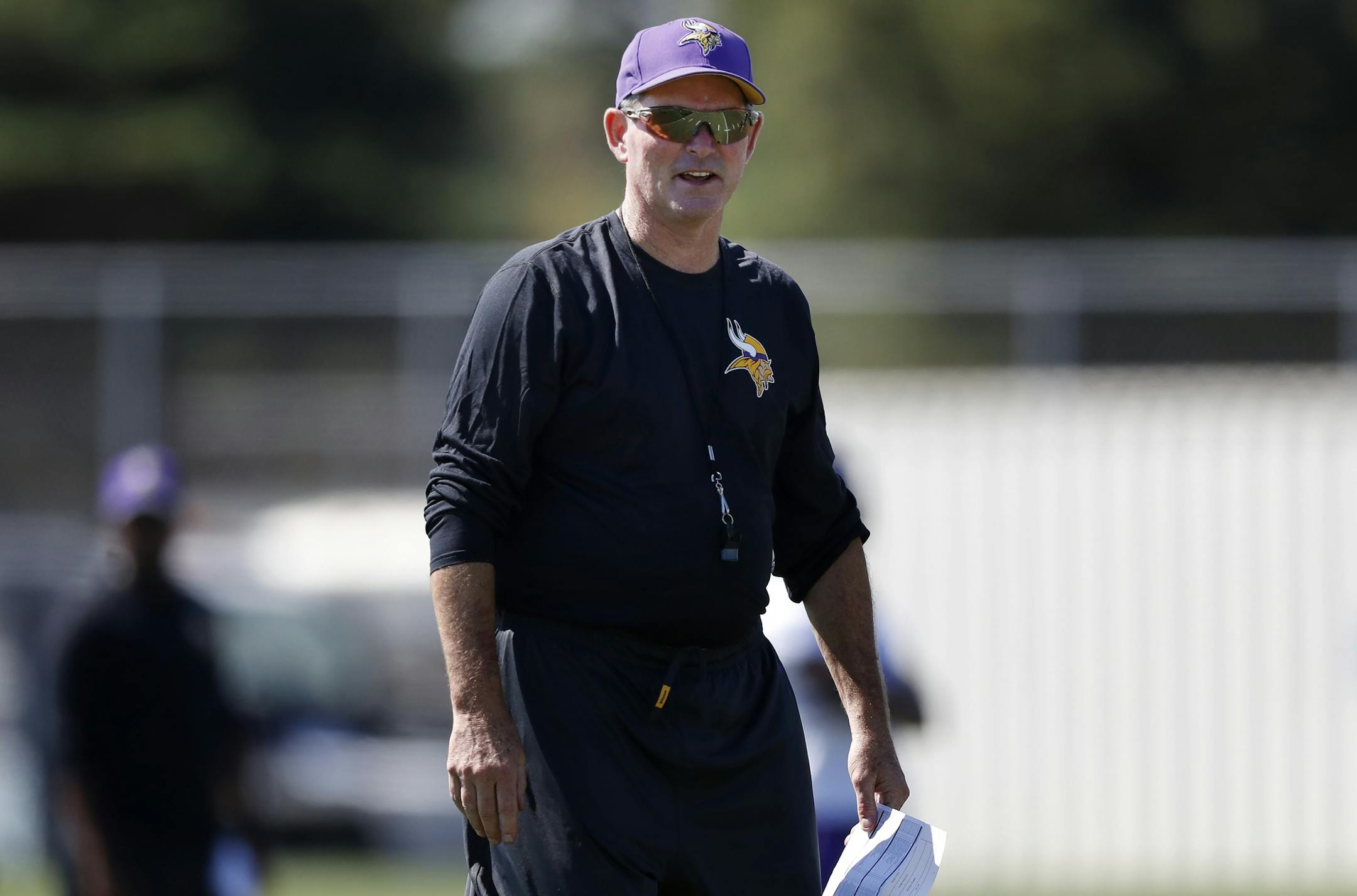 Minnesota Vikings head coach Mike Zimmer.