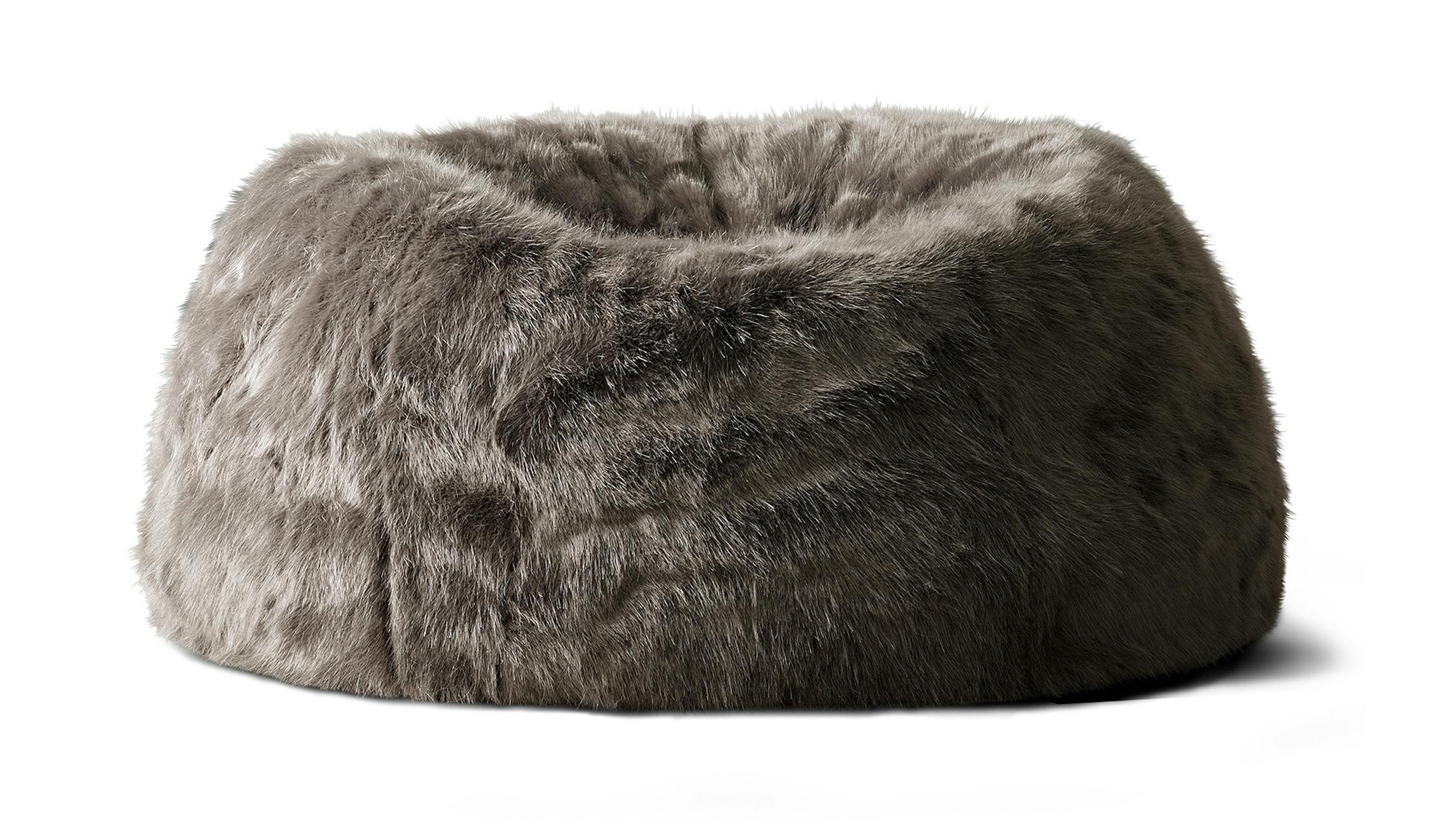 Find refuge from the harsh cold in Restoration Hardware's plush faux-fur bean bag. $159, restorationhardware.com (Restoration Hardware) ORG XMIT: 1221474