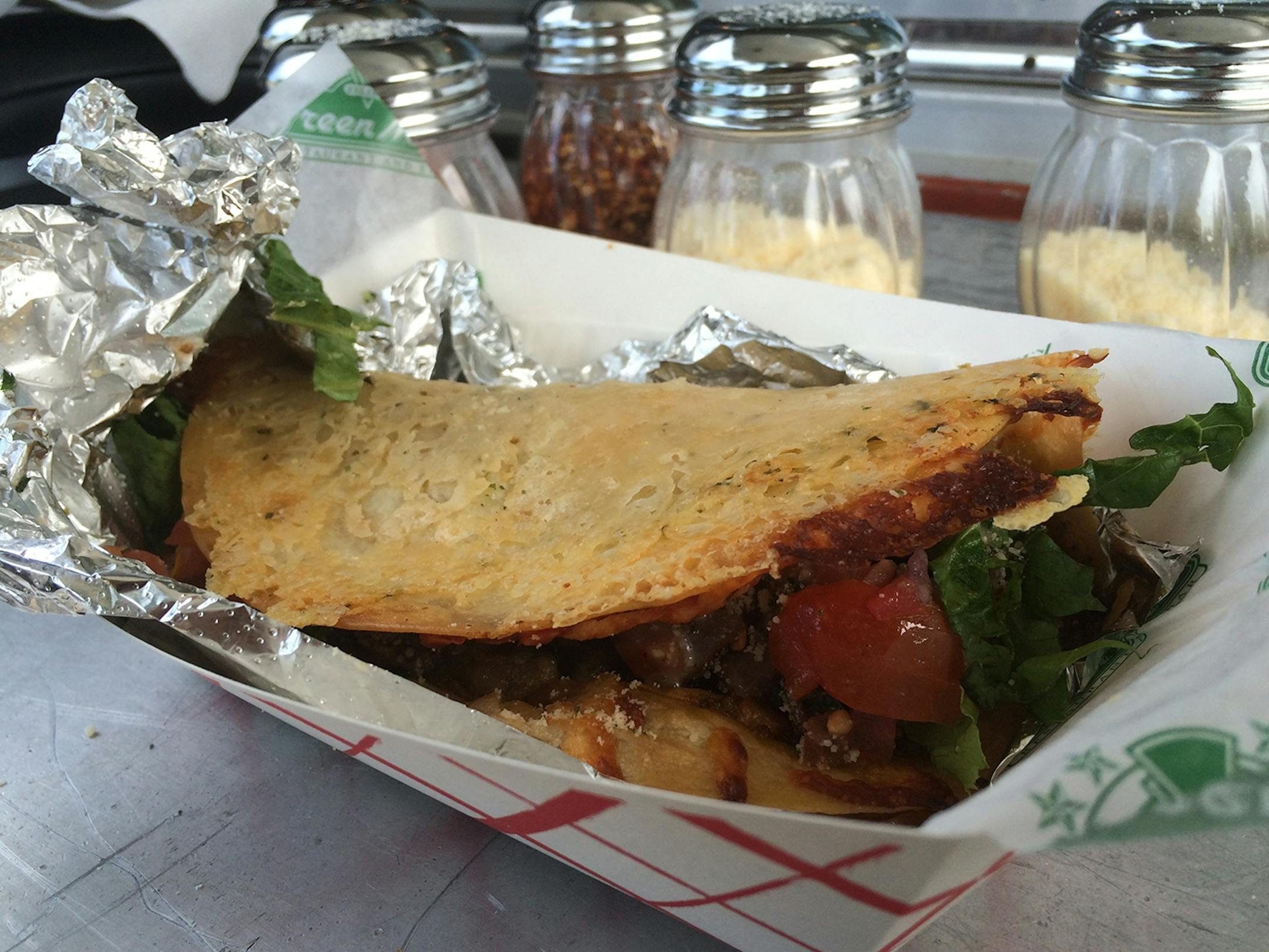 Rick Nelson, Star Tribune Minnesota State Fair 2016: New food Italian Taco at Green Mill.